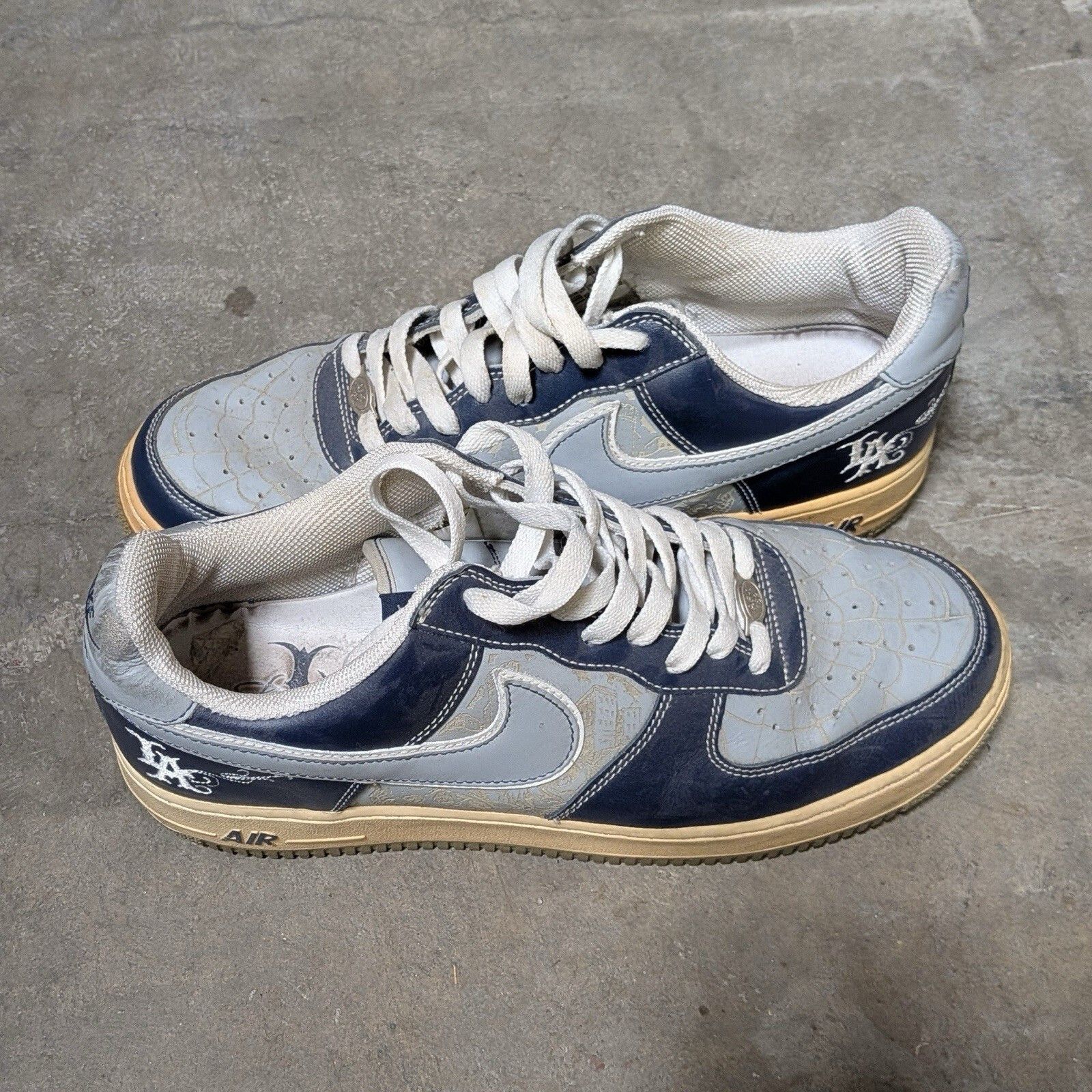 Nike Air Force 1 sheed low blue jay | Grailed