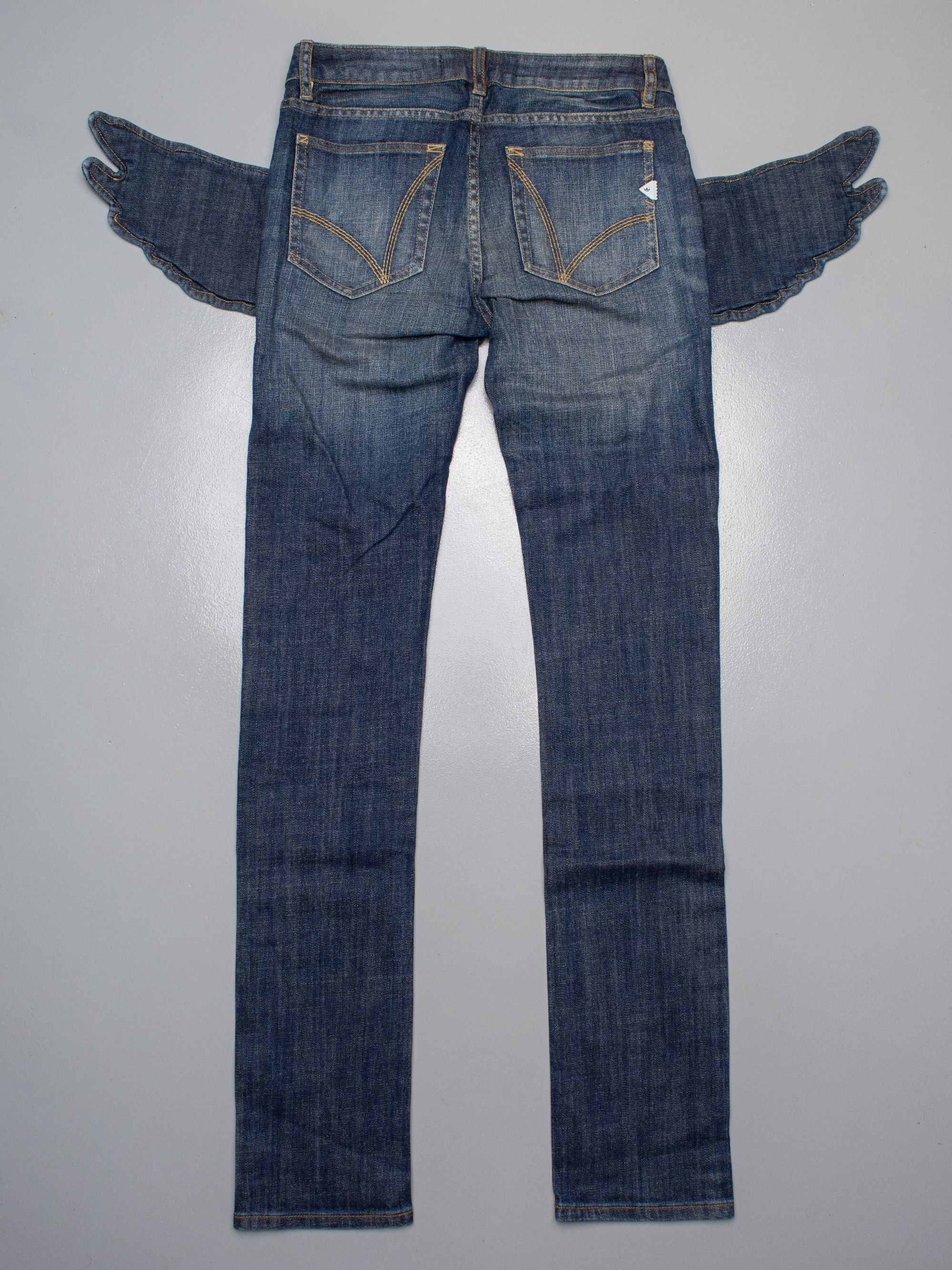 Adidas × Jeremy Scott adidas X Jeremy Scott A/W 2011 Wings Cupie JS winged jeans Size 27" / US 4 / IT 40 - 2 Thumbnail