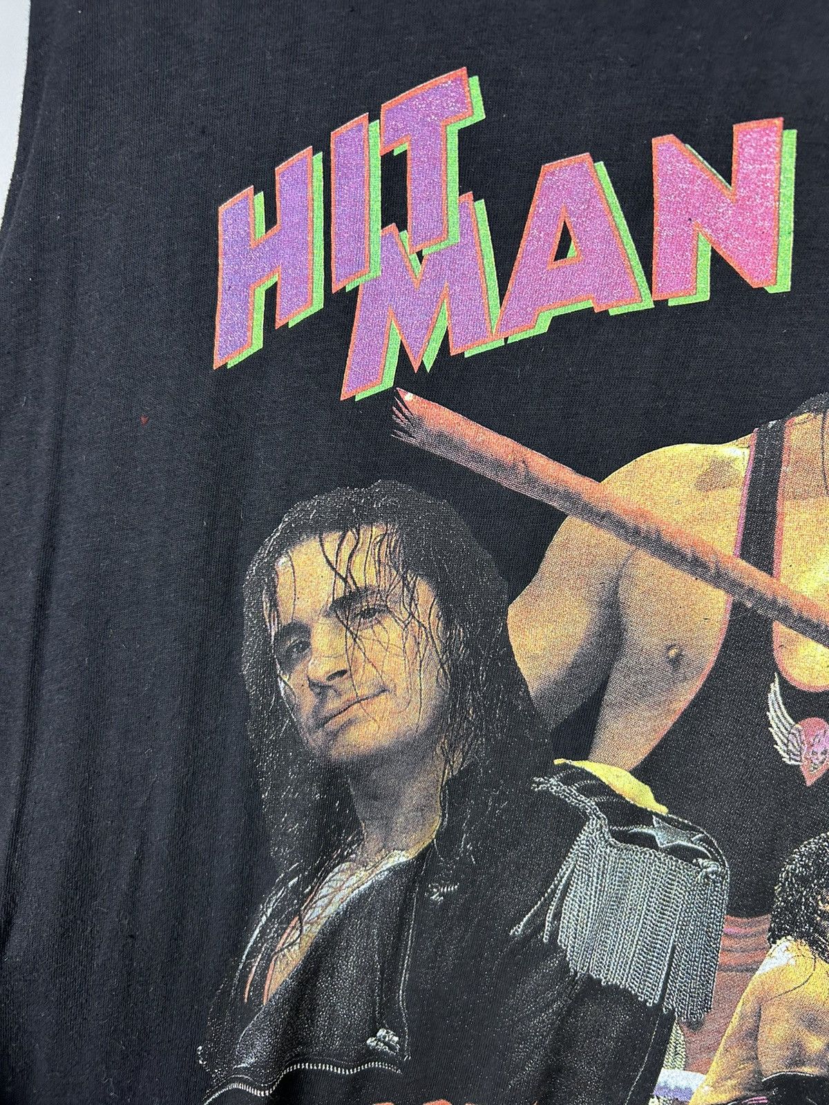 Band Tees × Vintage × WWE Vintage Bred Hart Hitman WWF WWE Tee Size US XL / EU 56 / 4 - 7 Thumbnail