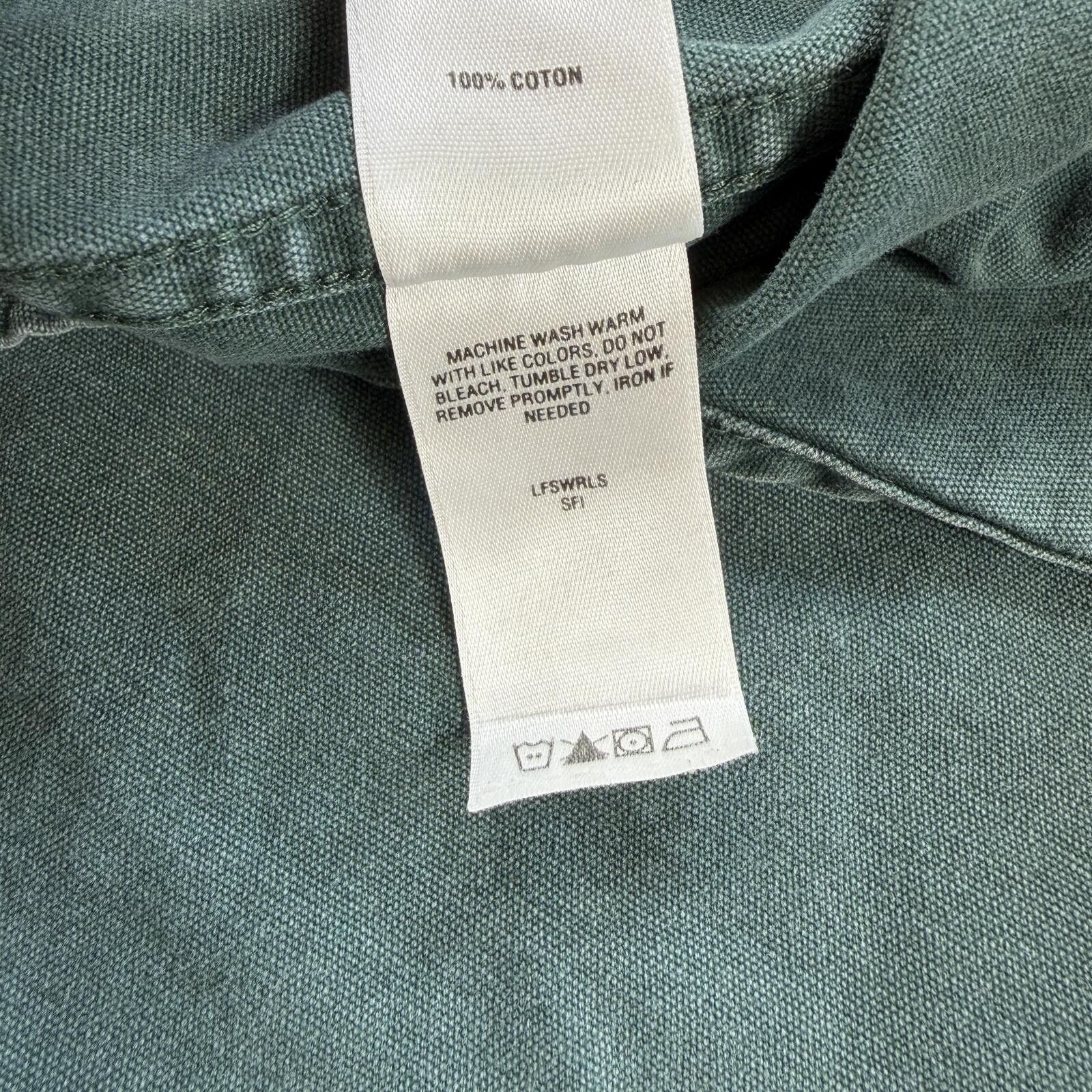 Cabelas Vintage Cabelas Stonewash Canvas Work Shirt Green Button Up Size US S / EU 44-46 / 1 - 6 Thumbnail