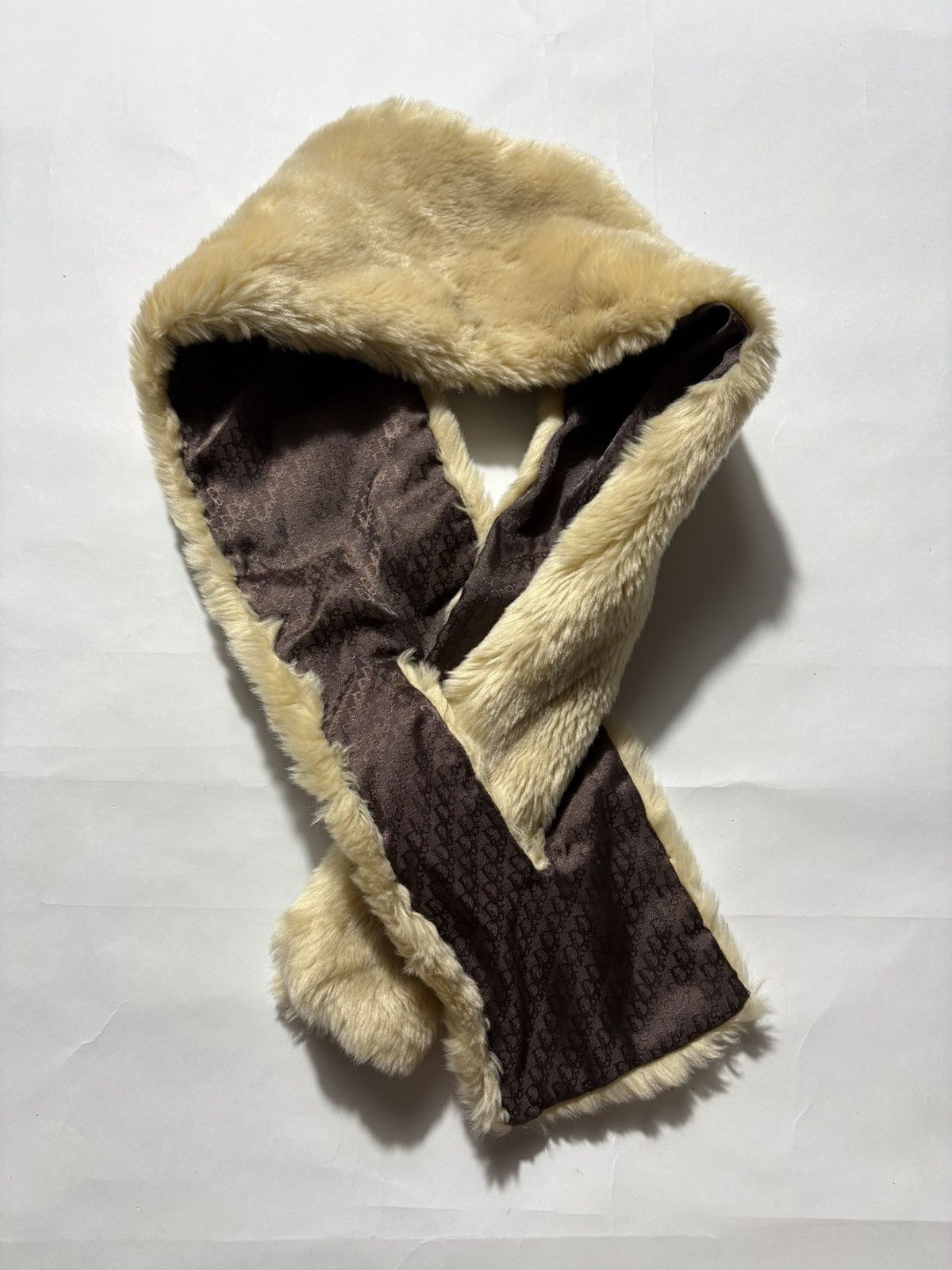 Dior 2000’S ERA ARCHIVE CHRISTIAN DIOR FAUX FUR COLLAR SCARF Size ONE SIZE - 2 Thumbnail