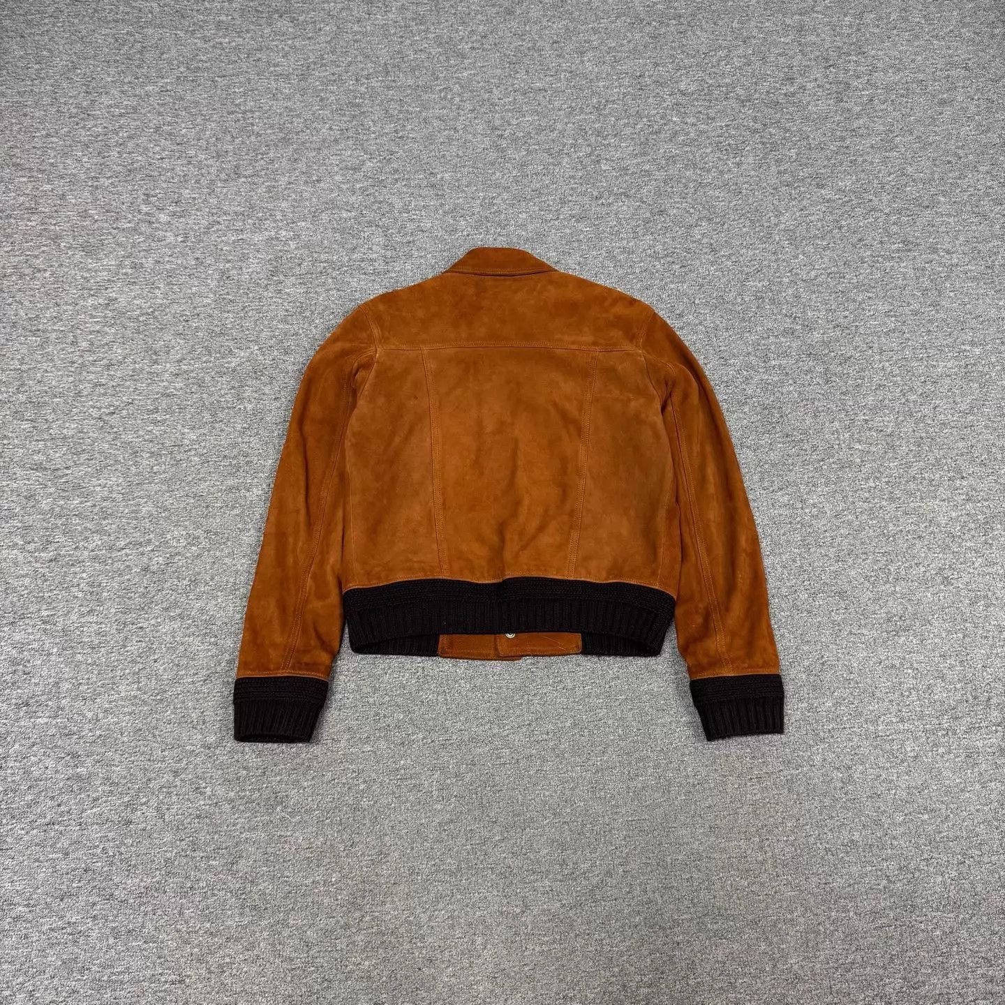 Saint Laurent Paris SLP Caramel Suede Men's Short Jacket 46 Size US S / EU 44-46 / 1 - 2 Thumbnail