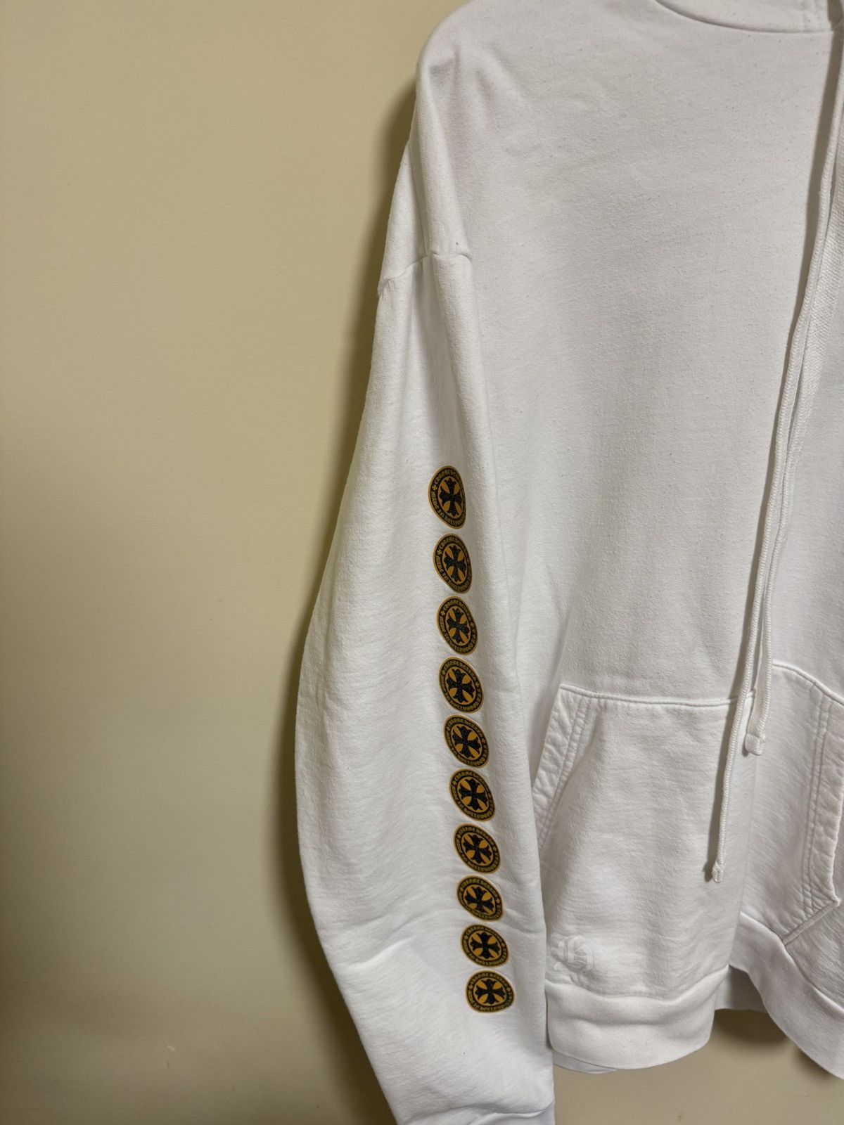 Chrome Hearts CHROME HEARTS HOLLYWOOD HOODIE WHT Size US M / EU 48-50 / 2 - 6 Thumbnail