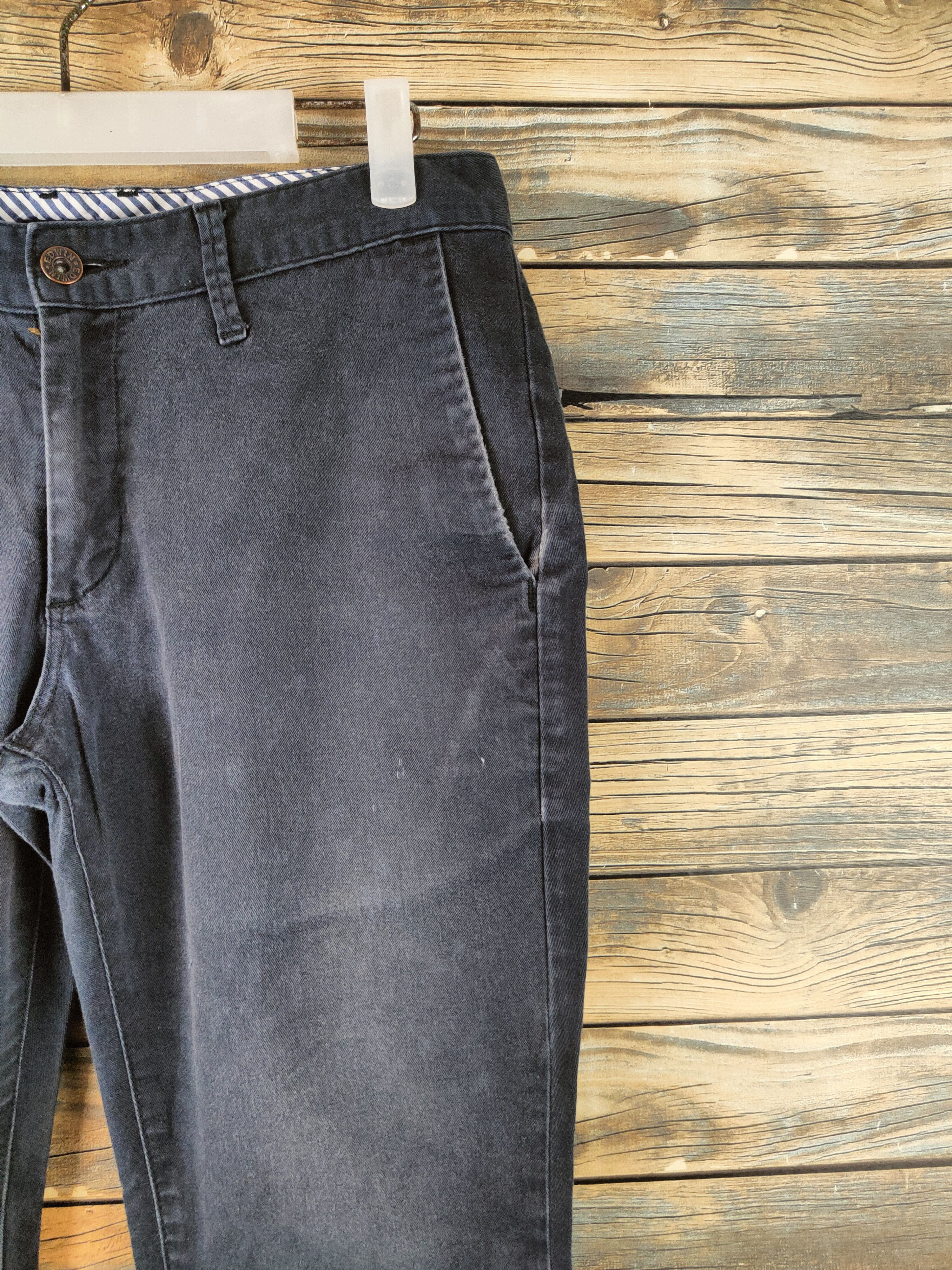 Edwin DL Fieldman-Edwin Navy Multipocket Casual Pants #46-300 Size US 29 - 5 Thumbnail