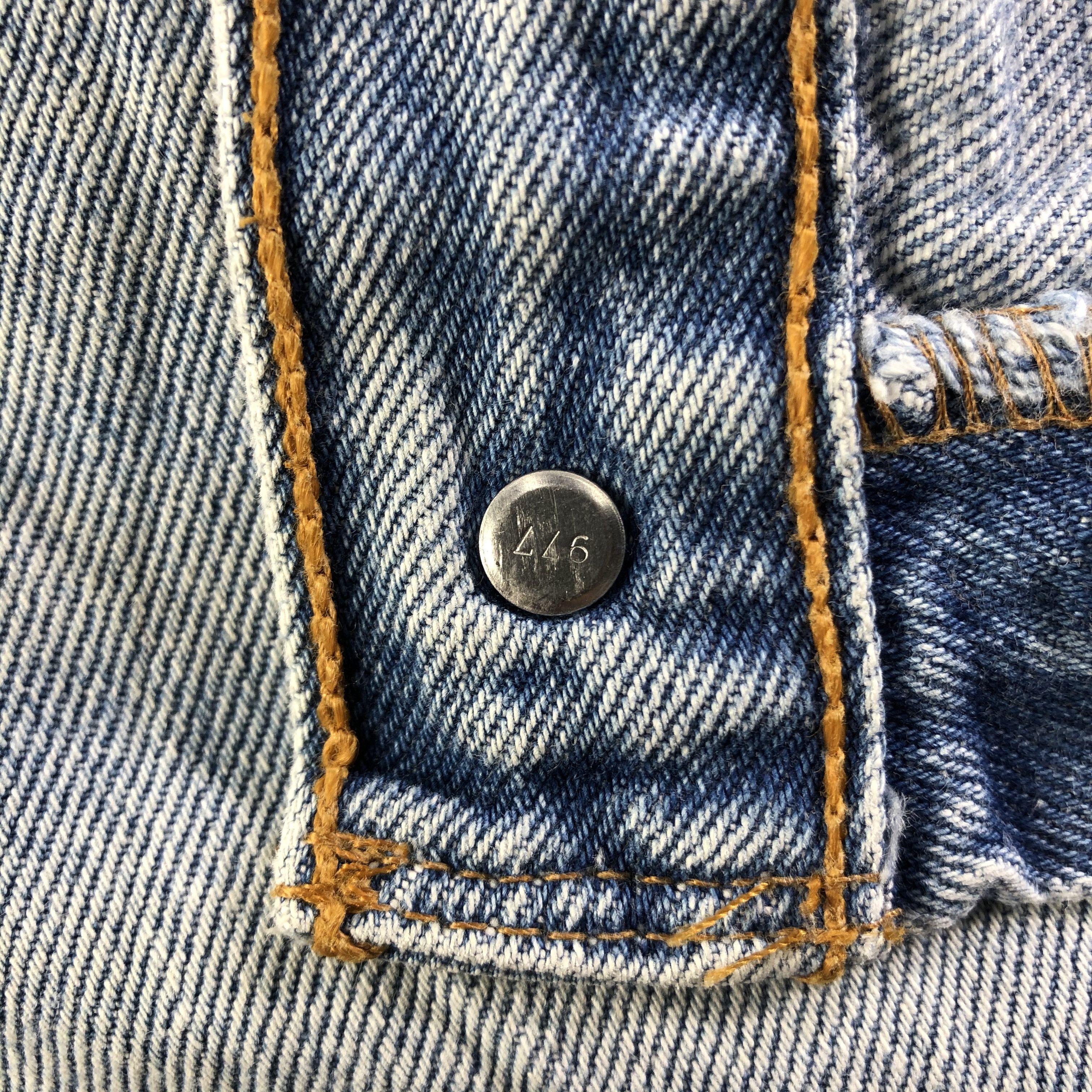 Levi's Vintage Light Wash Levis 501 Jeans-J4493 Size US 37 - 8 Thumbnail