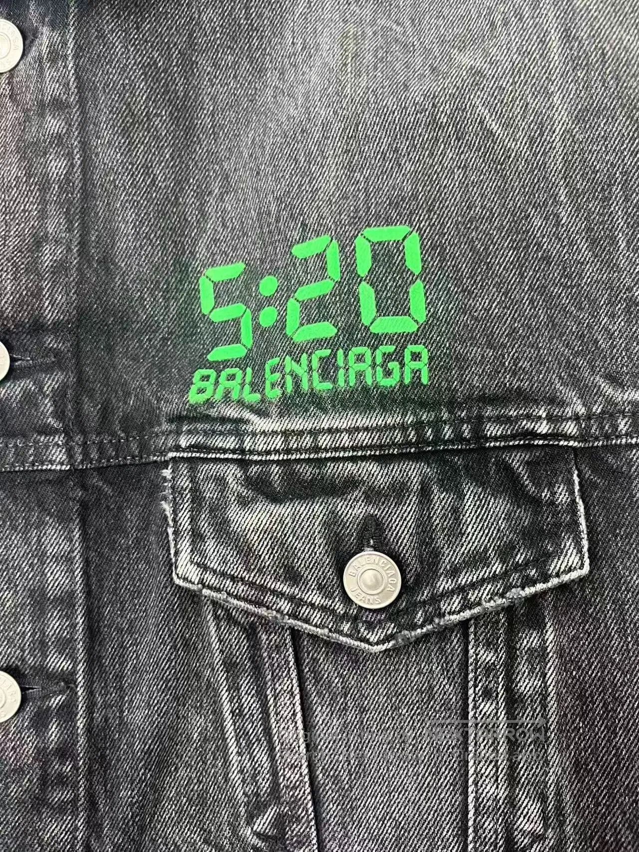 Balenciaga balenciaga vintage denim jacket unisex black gray. Size US M / EU 48-50 / 2 - 3 Thumbnail