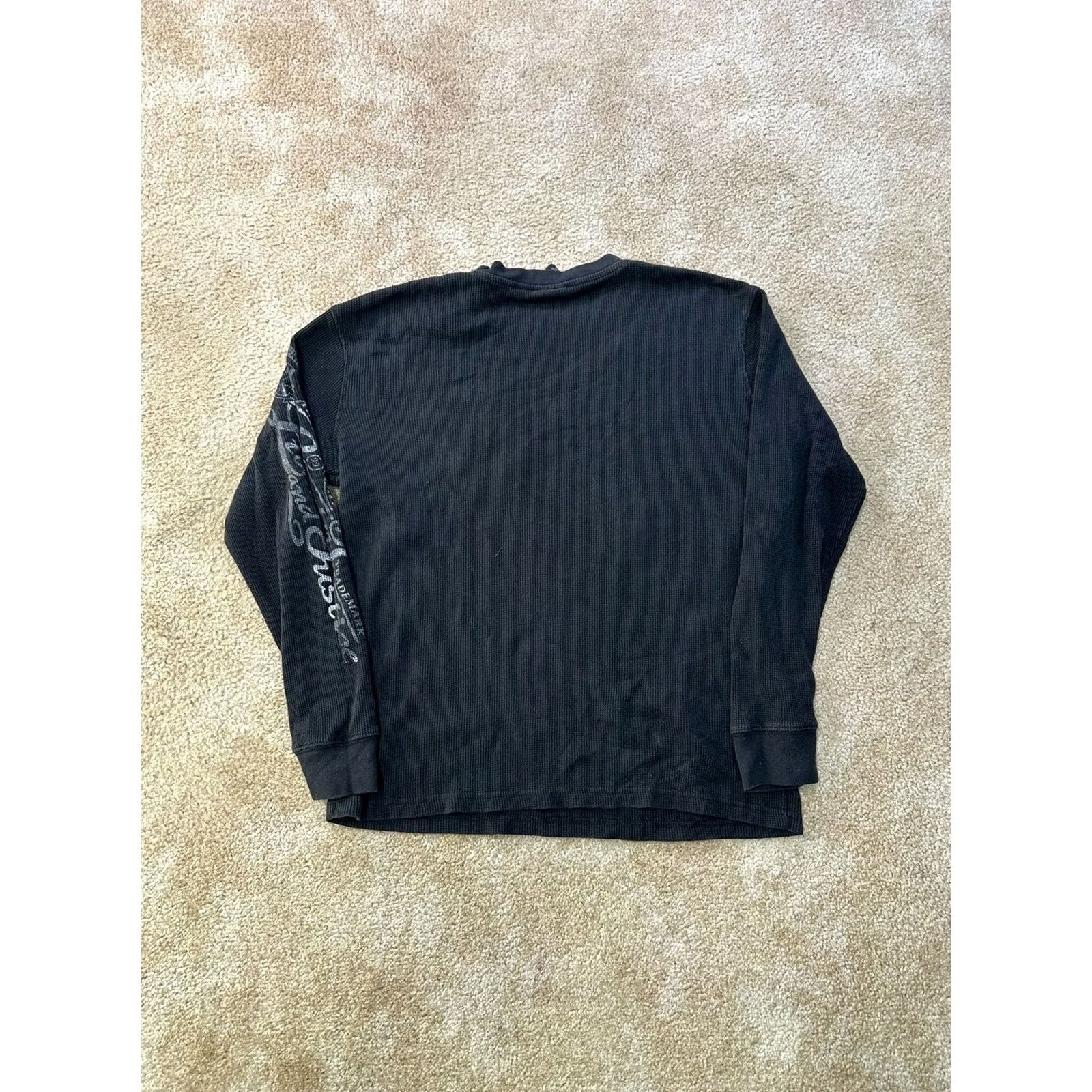 Southpole VINTAGE Southpole Thermal Shirt Men’s XL Graphic Print Long Sleeve 90s Skull Crew Neck Black Size US XL / EU 56 / 4 - 5 Thumbnail