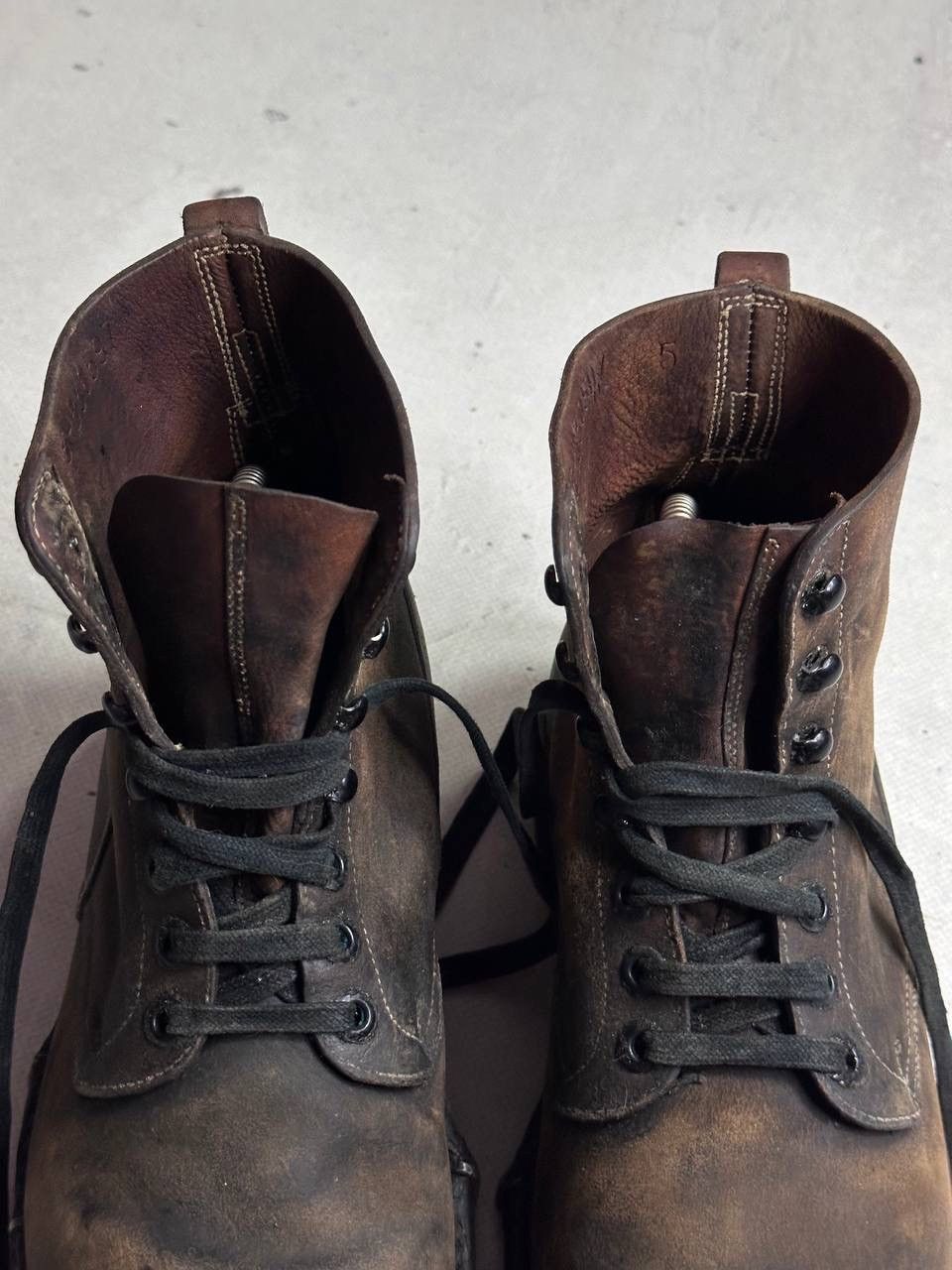 Other Vintage Swiss Army Hobnail WW2 Mountaineering Boots Tricouni Size US 8 / EU 41 - 6 Thumbnail