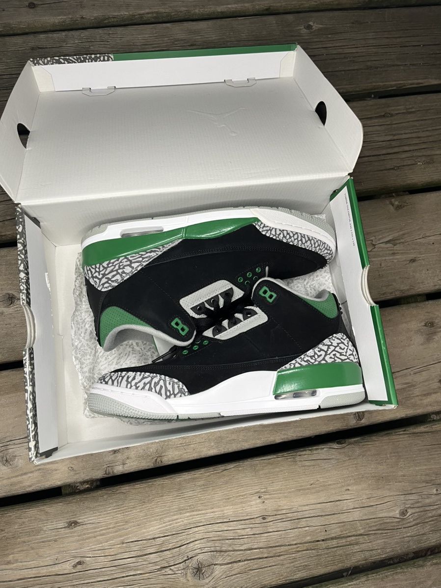 Jordan Brand VNDS Air Jordan 3 Retro Pine Green OG ALL Size US 9 / EU 42 - 3 Thumbnail
