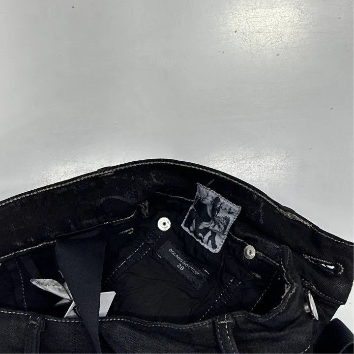 Rick Owens Rick Owens DRKSHDW Black Flared Denim Pants for Women -2508 Size 28" / US 6 / IT 42 - 5 Thumbnail