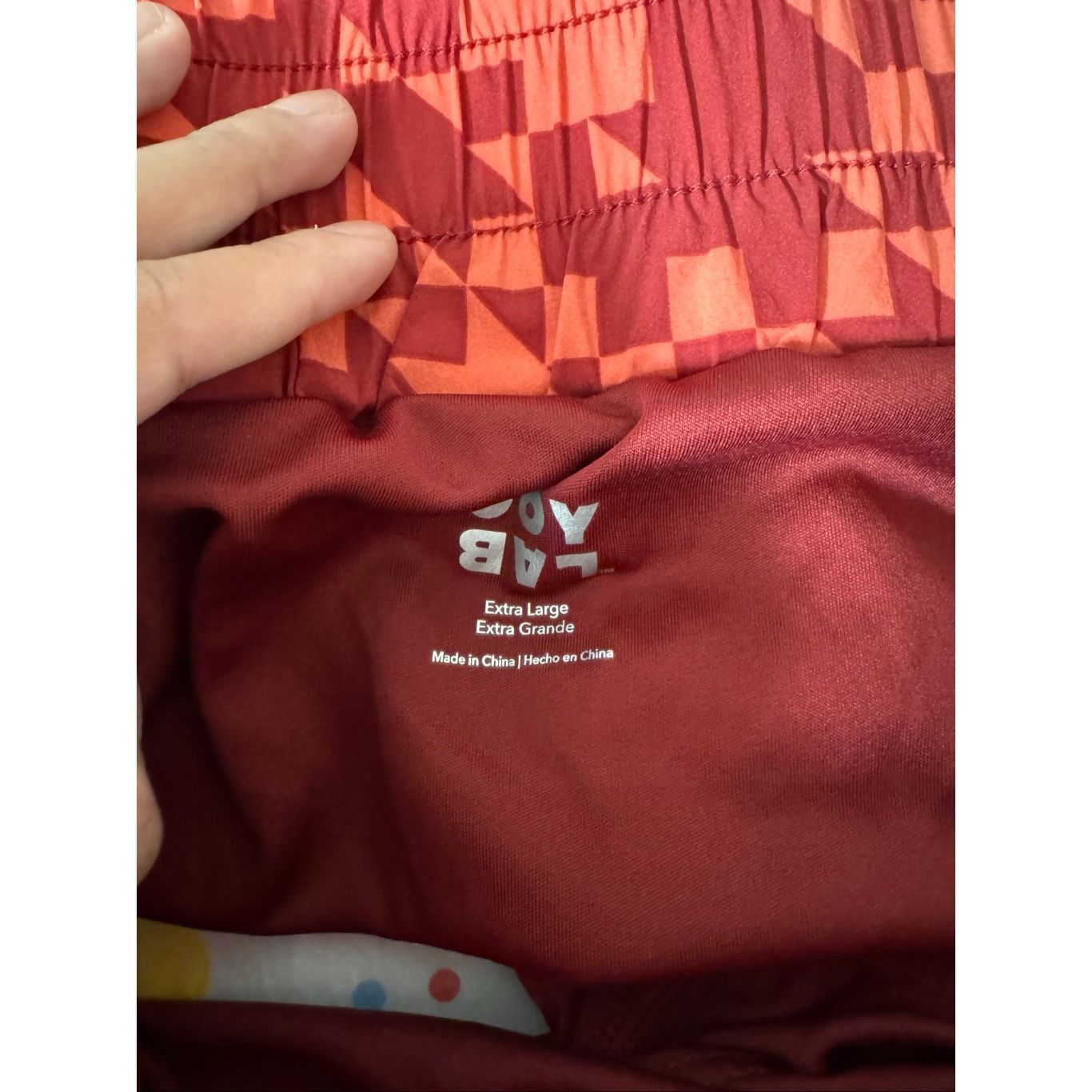 Other JoyLab Red Geometric Running Shorts Women’s XL High Waist Ac Size 38" / US 16 / IT 52 - 4 Thumbnail
