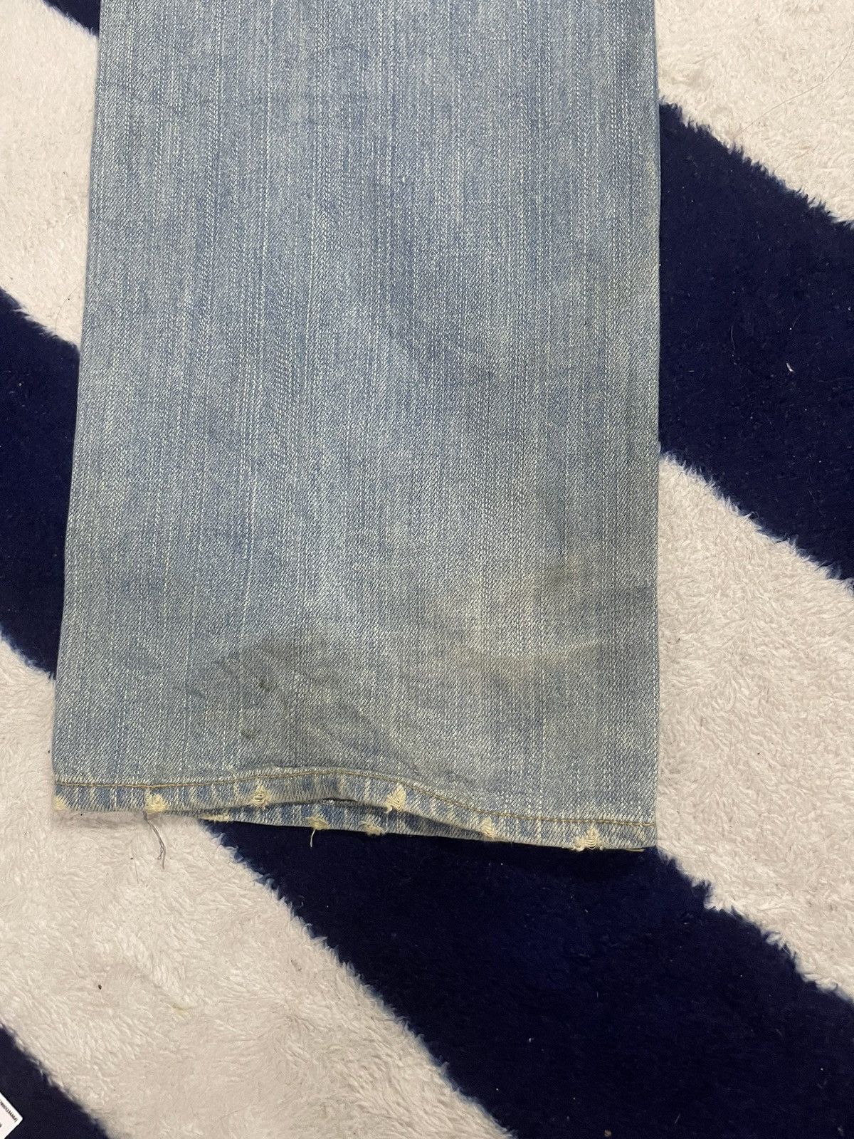 Japanese Brand Rovertry Distressed Jeans (14) Size US 32 / EU 48 - 5 Thumbnail