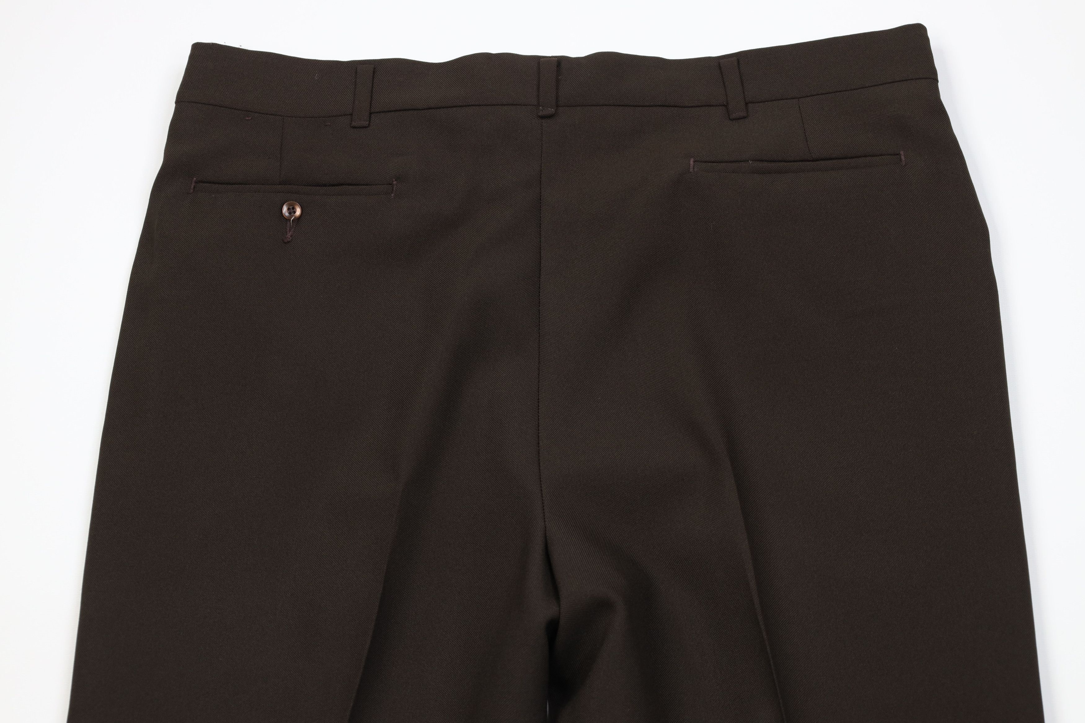 Vintage Vintage 70s Streetwear Flared Wide Leg Chino Pants Brown Size US 38 / EU 54 - 9 Thumbnail