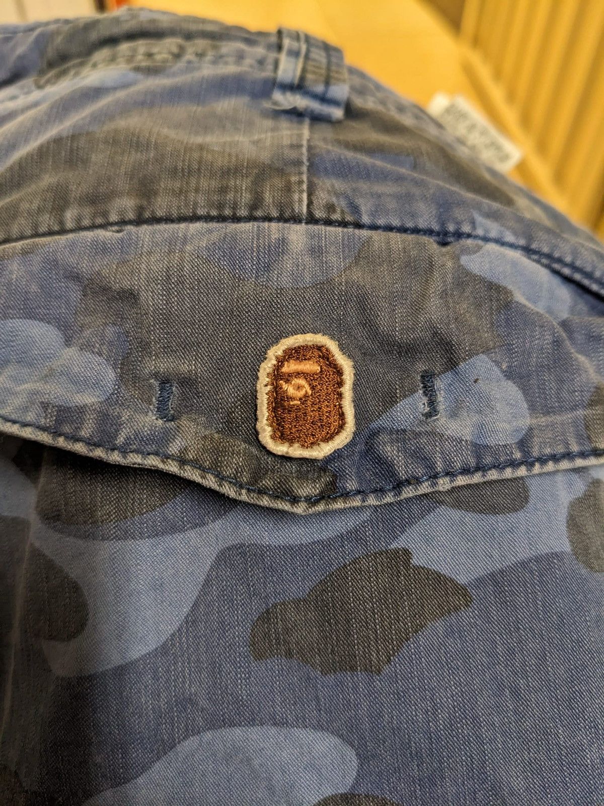Bape A Bathing Ape BAPE Blue Camo Cargo Shorts L Size US 34 / EU 50 - 16 Thumbnail