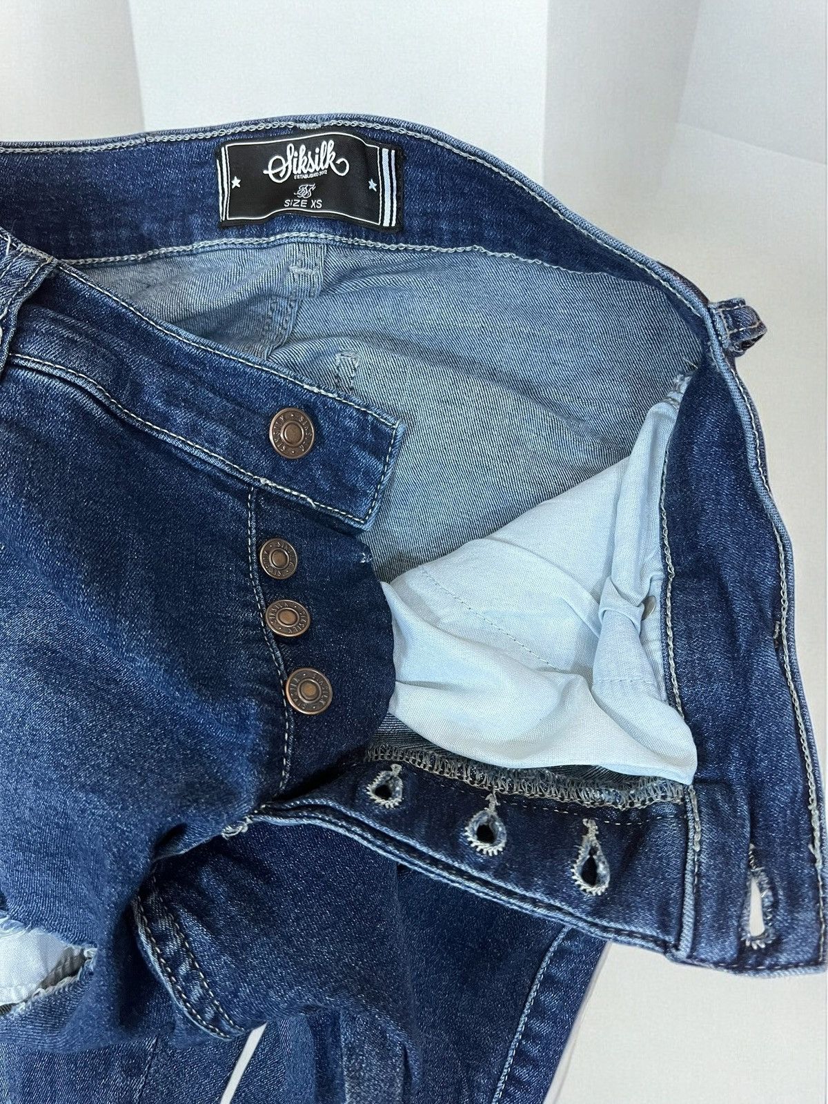 SikSilk Sik Silk blue jeans size S Size 26" / US 2 / IT 38 - 5 Thumbnail