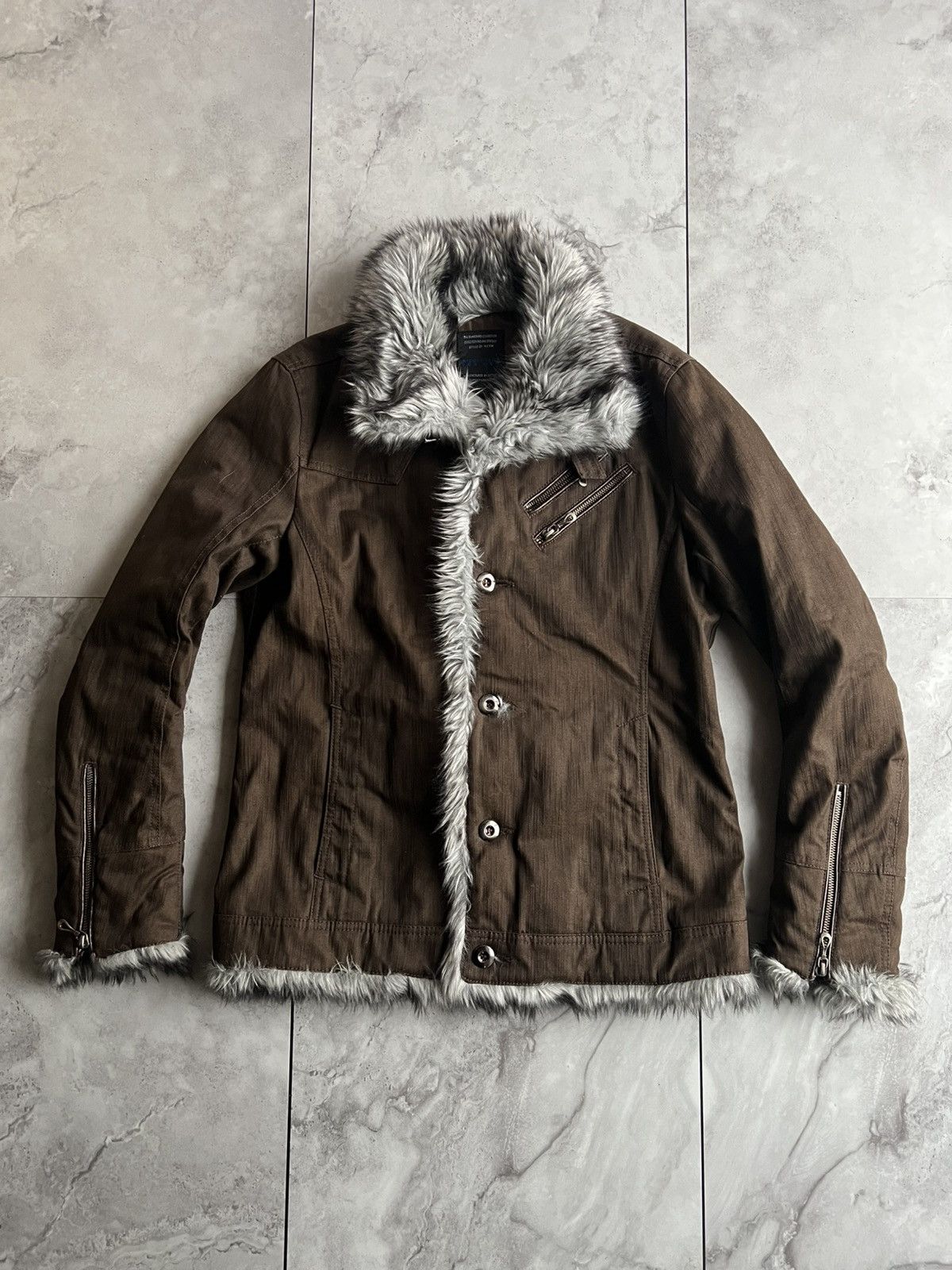 00s ファッション NICOLE CLUB leather jacket archive