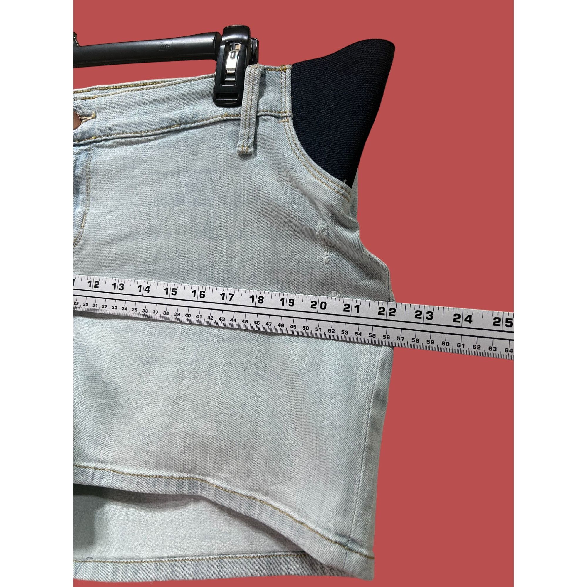 Other Isabel Maternity - Under Belly Maternity Jean Shorts - Light Size 38" / US 16 / IT 52 - 6 Thumbnail
