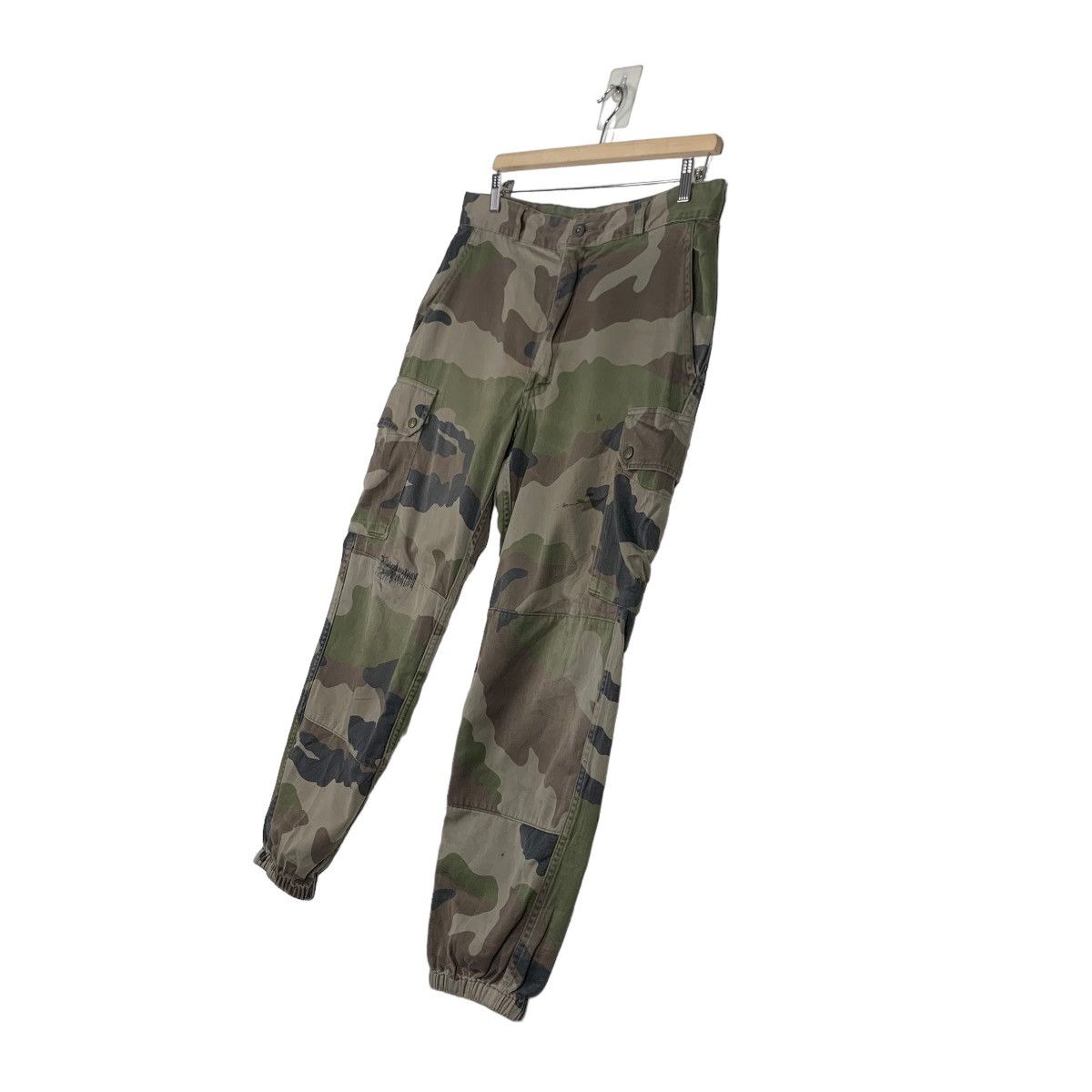 Vintage Vintage Military Army Green Camo 6Pocket Cargo Pant #0170-C9 Size US 34 / EU 50 - 2 Thumbnail