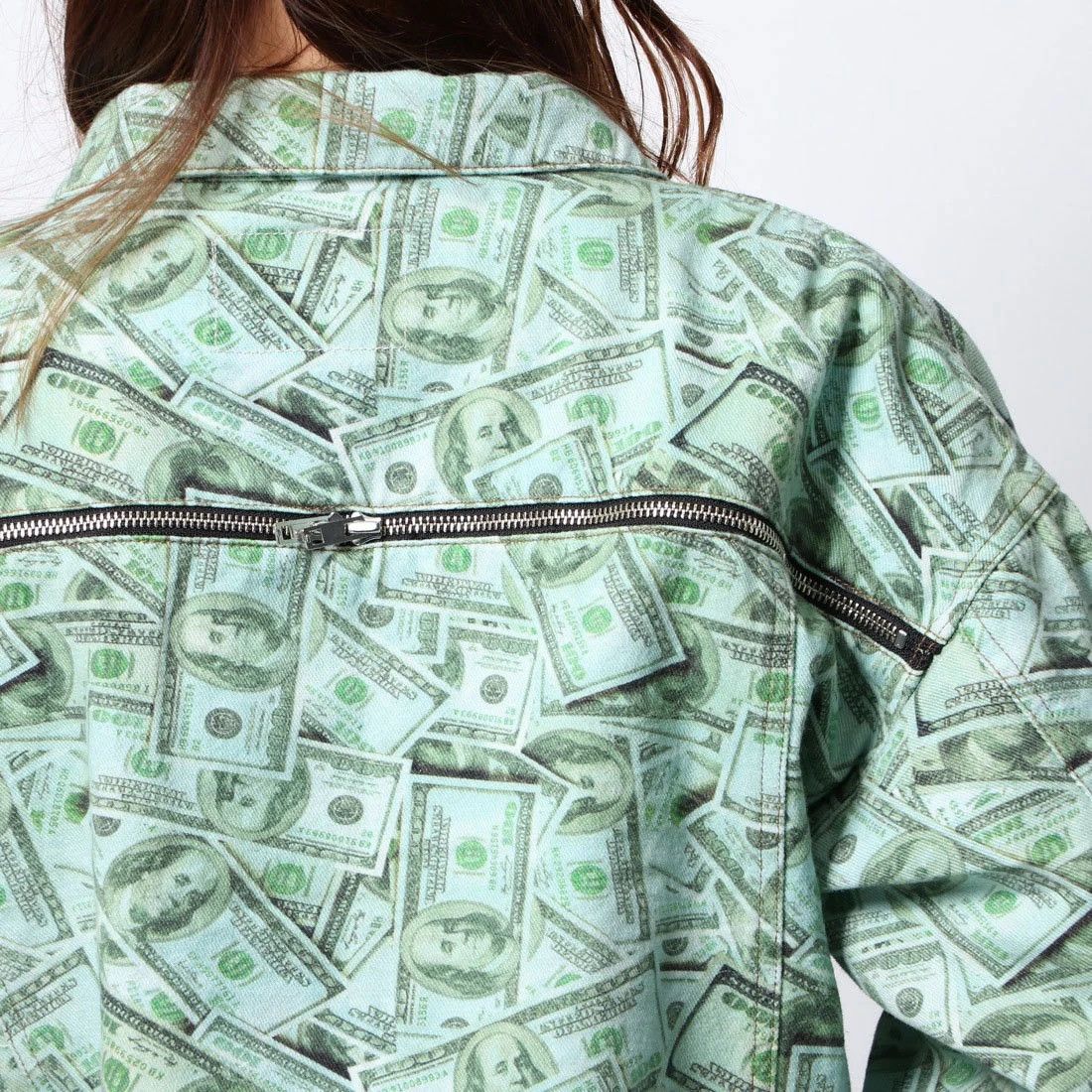 Vintage × Xlarge X-girl x Yurino Wanna be rich denim jacket Size XXS / US 00 / IT 34 - 7 Thumbnail