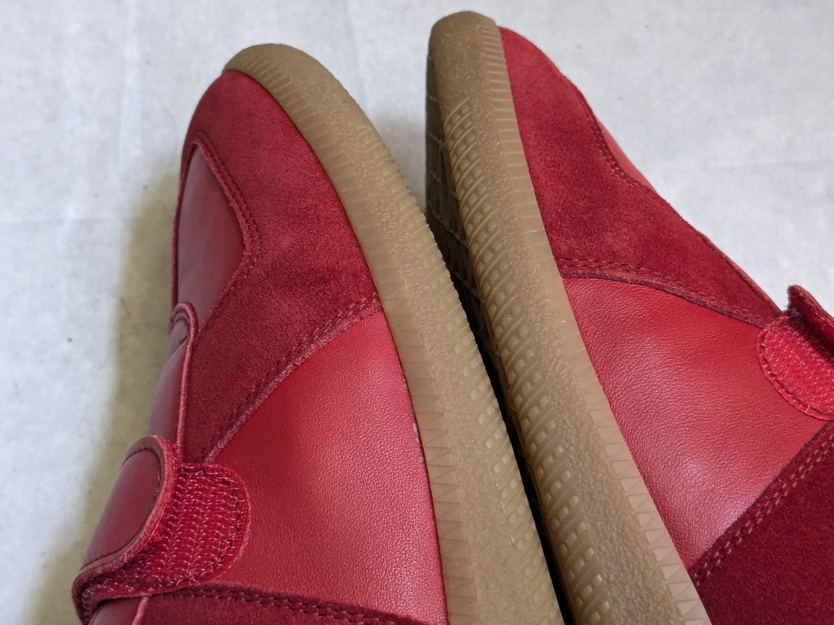 Maison Margiela Maison Margiela Triple Strap Sneakers 10 43 High Top Red Gum Size US 10 / EU 43 - 9 Thumbnail