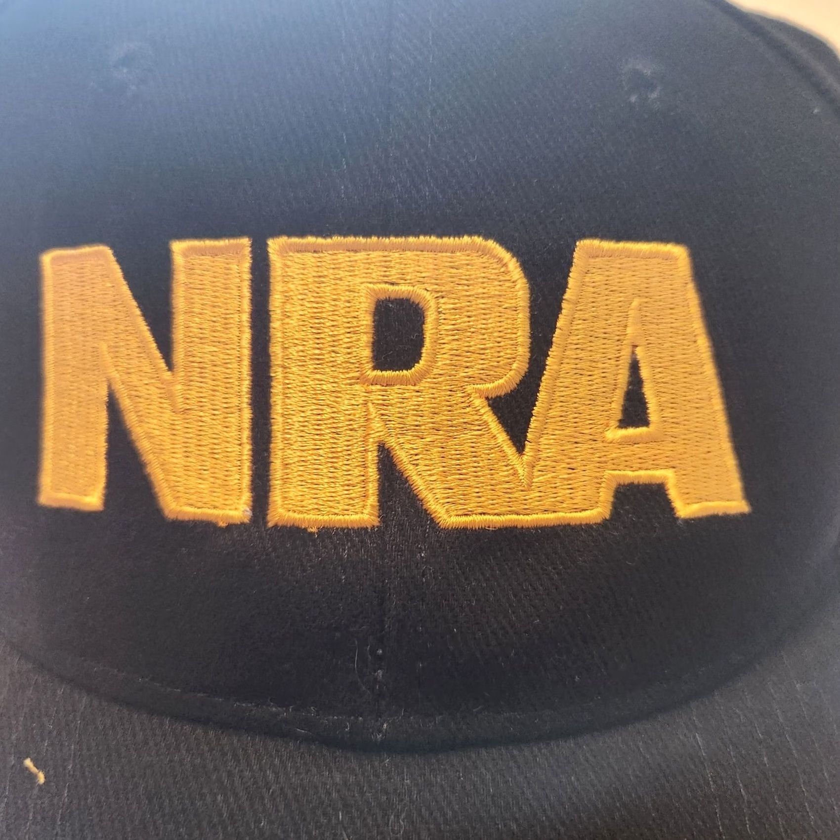 Bally NRA Hat Mens One Size Fits All Black New Embroidered American Flag Adjustable Ball Cap Size ONE SIZE - 2 Thumbnail