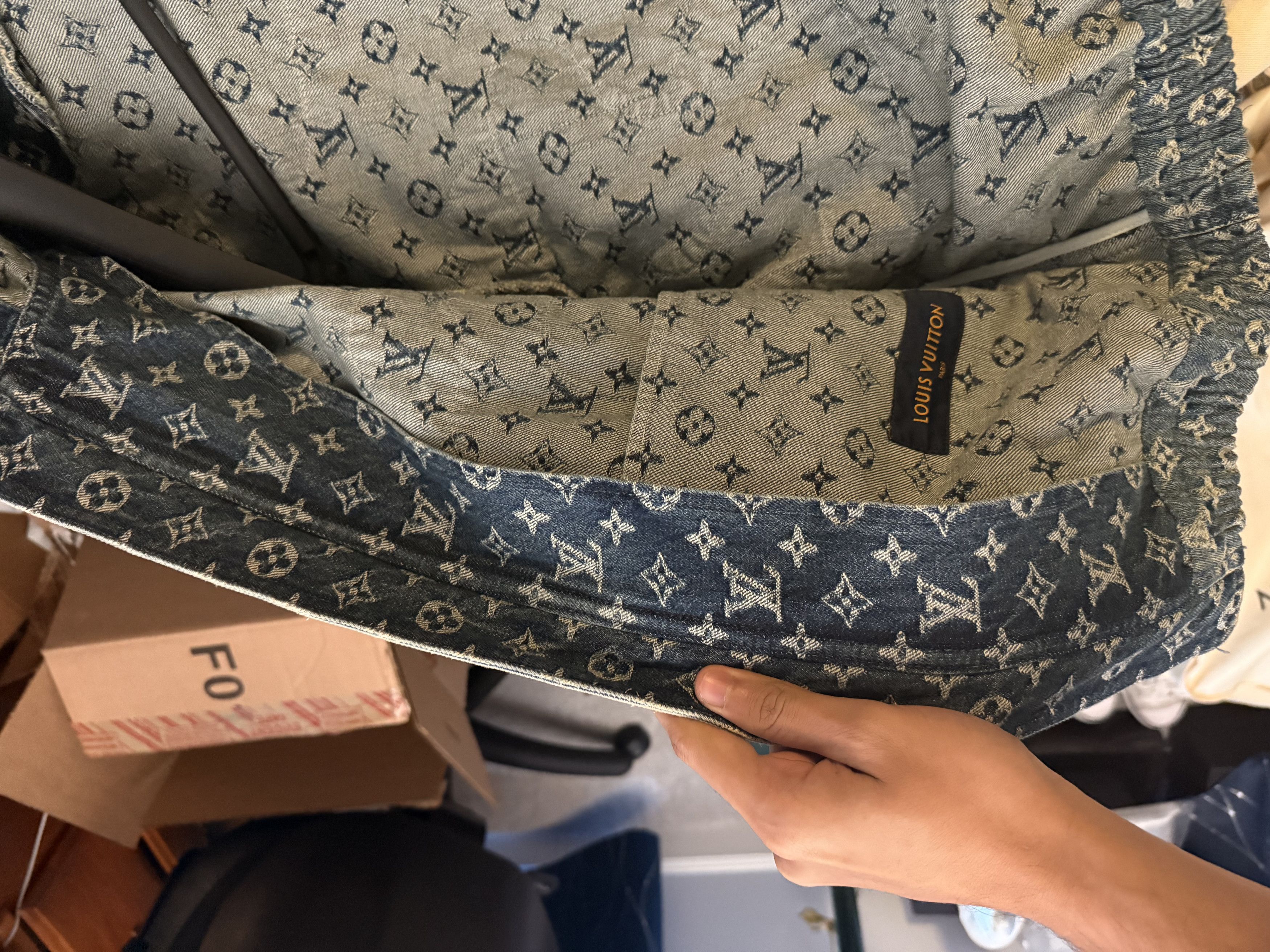 Louis Vuitton Louis Vuitton x Nigo Monogram Patchwork Denim Hoodie Size US M / EU 48-50 / 2 - 3 Thumbnail