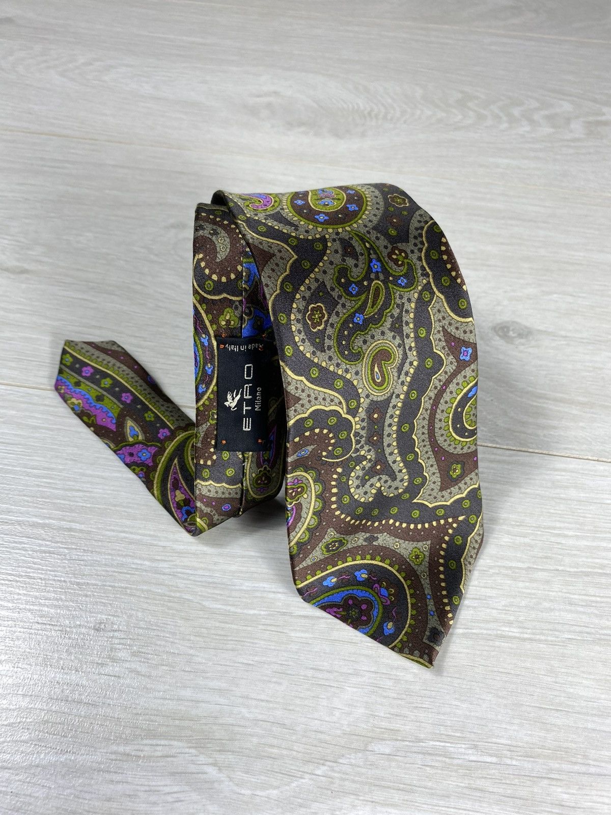 Etro × Vintage ETRO Milano Italy Paisley Cravatte Size ONE SIZE - 3 Thumbnail