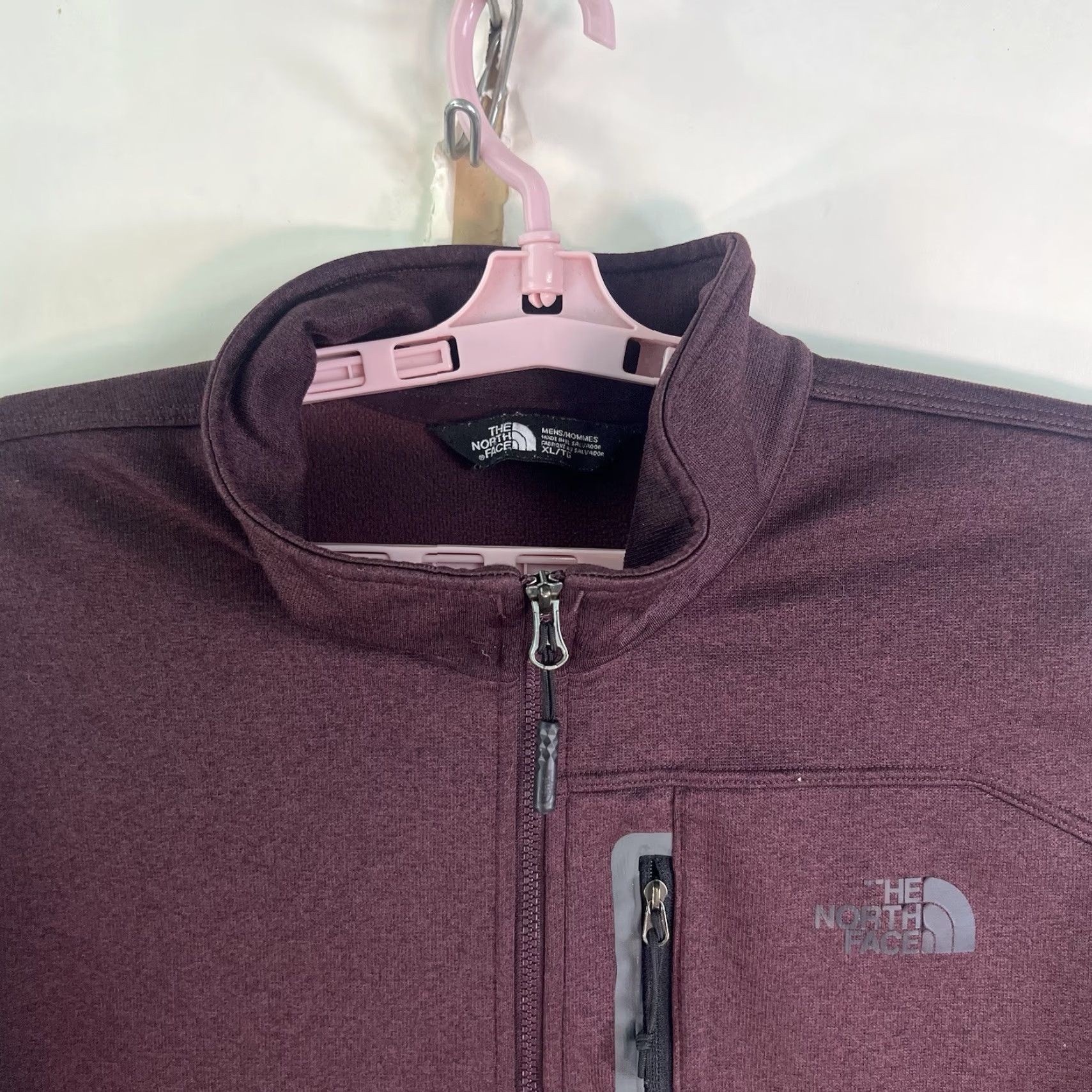 The North Face The North Face Sweatshirt 1/2 Zip XL Purple Mens Size US XL / EU 56 / 4 - 3 Thumbnail