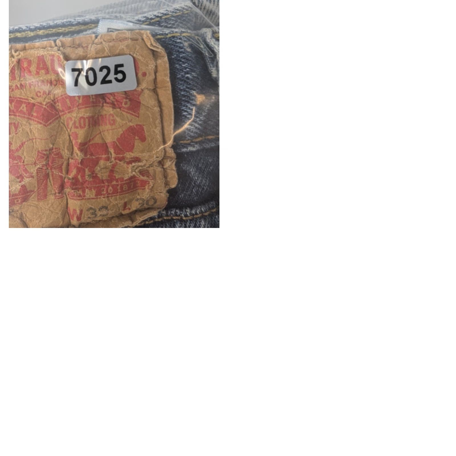Levi's Levi's 511 Jeans Men's 32x30 Blue Distressed Slim Fit Straight Leg Denim Pants Size US 32 / EU 48 - 10 Thumbnail
