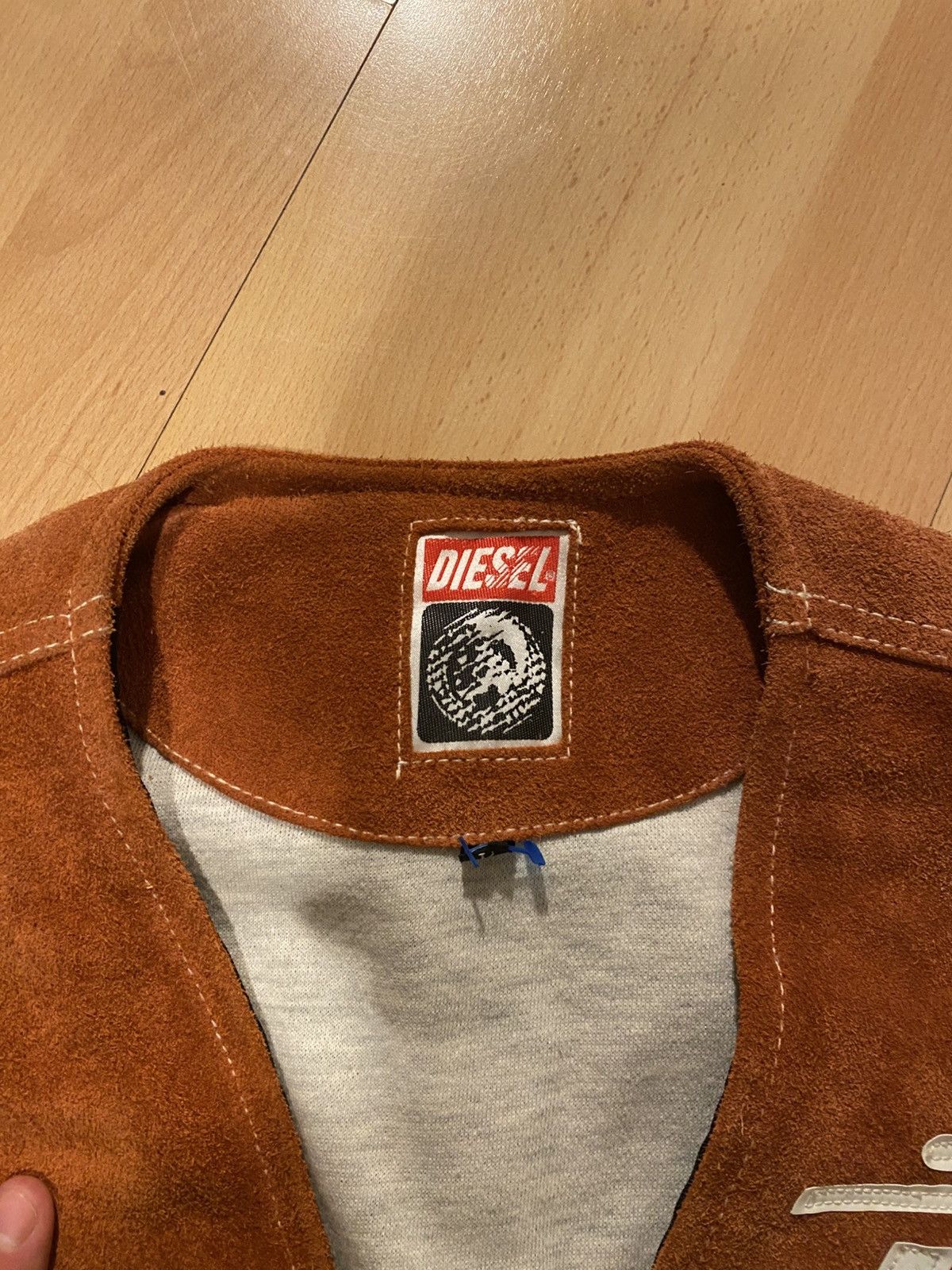 Diesel Diesel Vintage Leather Racing Vest - Y2K Archive (1999-2003) Size US L / EU 52-54 / 3 - 3 Thumbnail