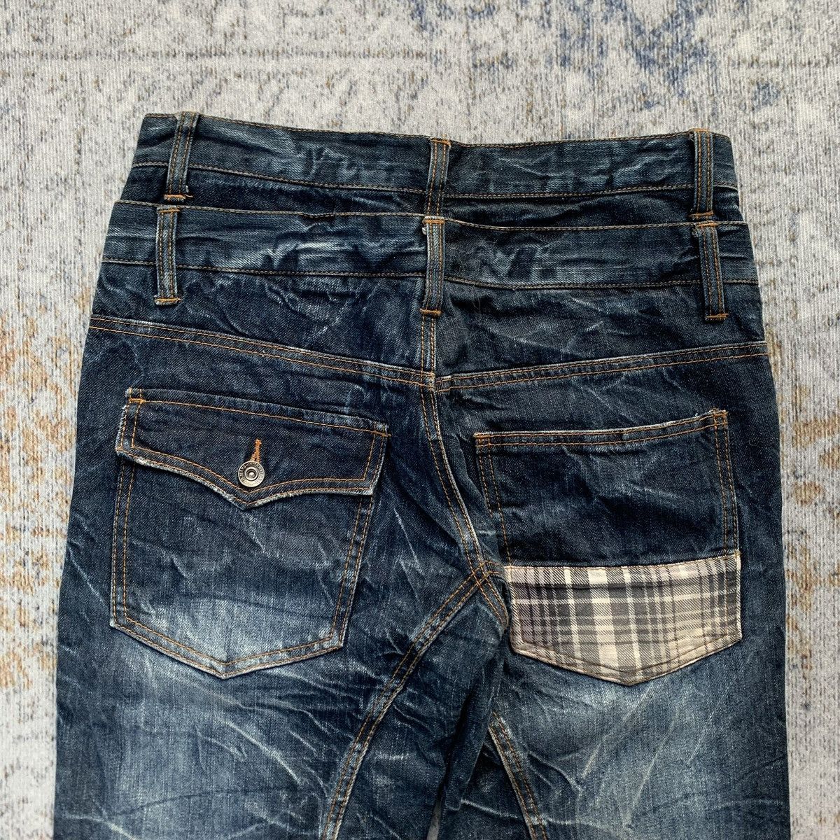Japanese Brand Rare Vintage Japanese Nylaus Double Waist Artisan Jeans Size US 30 / EU 46 - 8 Thumbnail