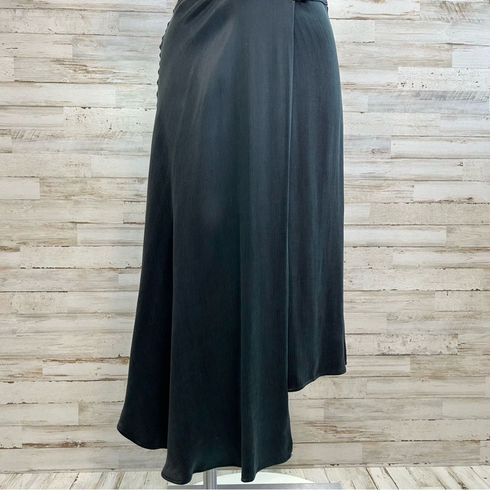 ba&sh BA&SH Coralie Dress Size 4 Int'l XS Black Asymmetrical Size S / US 4 / IT 40 - 4 Thumbnail
