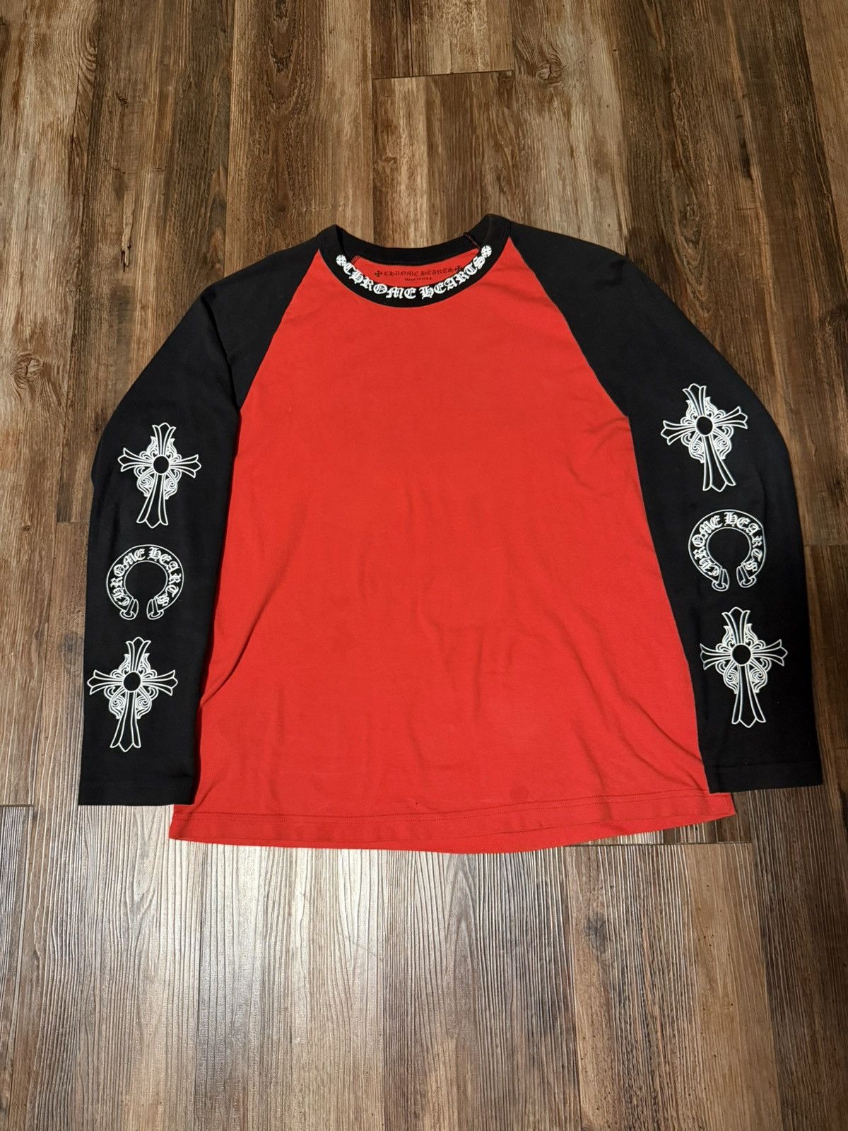 Chrome Hearts Vintage Early 90s Chrome Hearts LS Pocket Tee