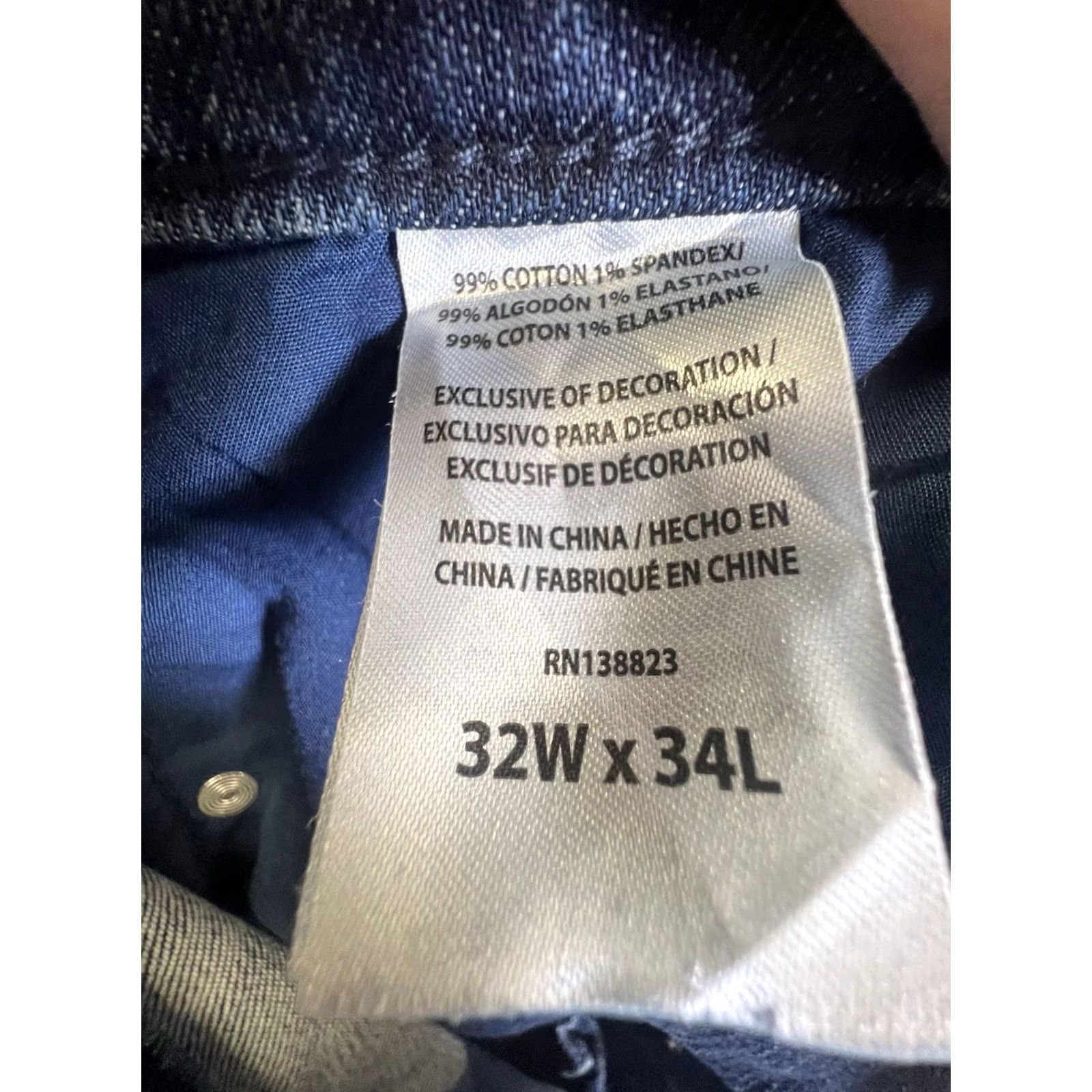 Cody James Cody James Men's Jeans Western Blue Denim Light Wash 32x34 Straight Pocket 5-Pocket Denim Cotton Blend Cowboy Theme Mens Regular Size 32 White? Size US 32 / EU 48 - 6 Thumbnail