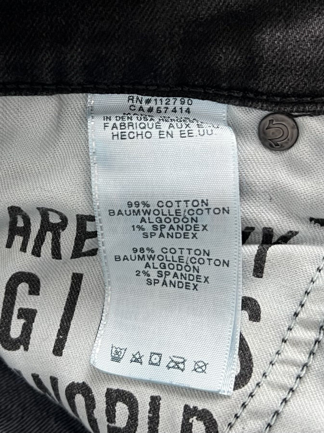 True Religion TRUE RELIGION Denim Pants Pocco Moto Relaxed Skinny 2 Men's Size US 34 / EU 50 - 8 Thumbnail
