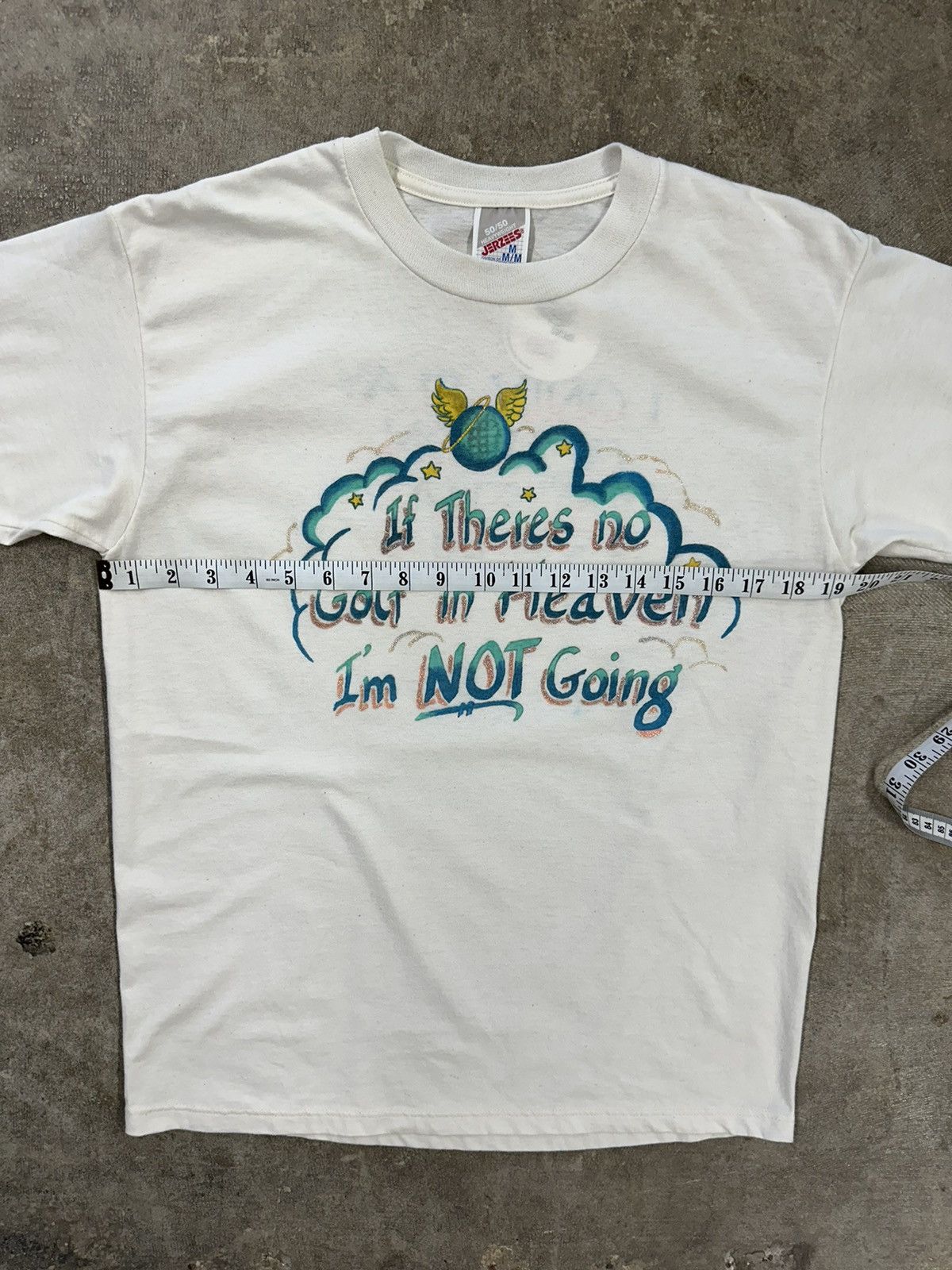 Vintage Vintage 90s If Theres No Golf In Heaven Im Not Going T-Shirt Size M / US 6-8 / IT 42-44 - 14 Thumbnail