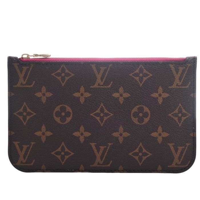 Louis Vuitton LOUIS VUITTON Monogram Neverfull PM Tote Bag Brown Beige  M40155