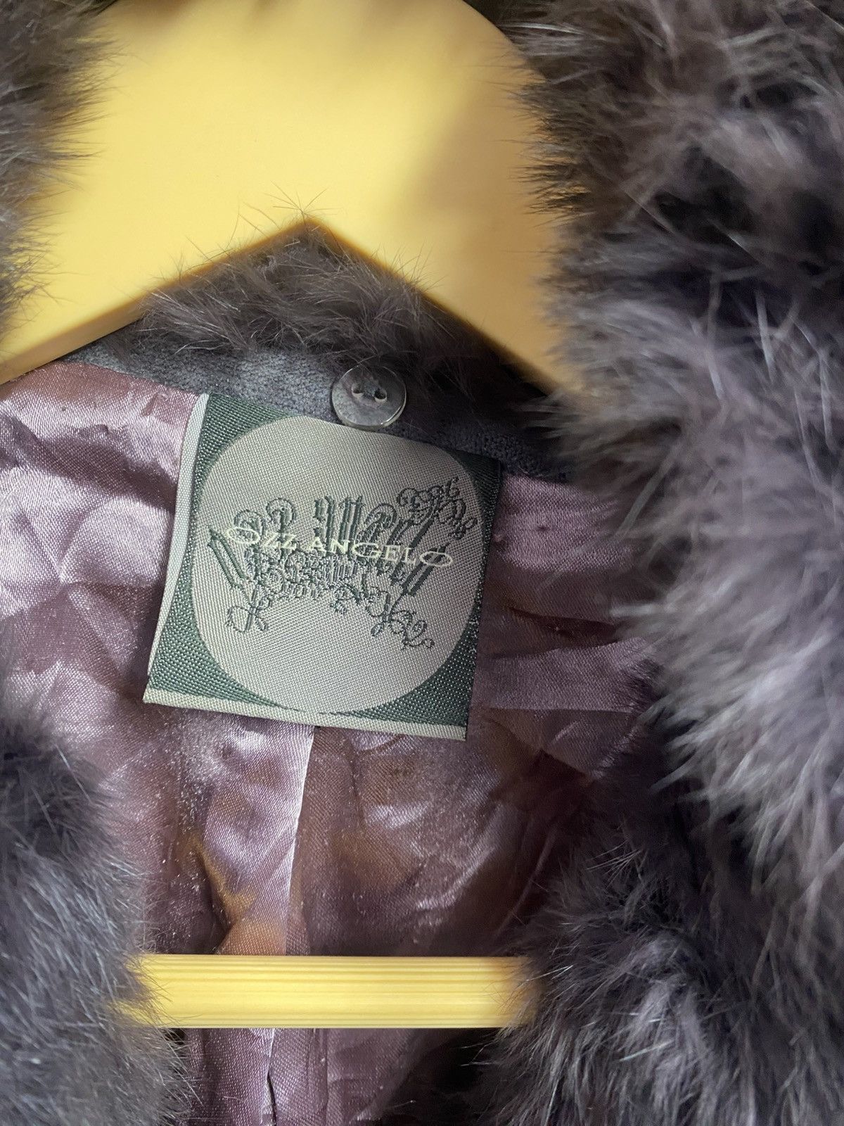 14th Addiction Ozz Angelo Fur and Metal Decoration Punk Jacket racoon Size ONE SIZE - 6 Thumbnail