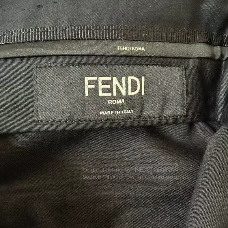 Fendi Fendi Solid Color Full Print Elastic Straight Casual Short Size US 30 / EU 46 - 3 Thumbnail