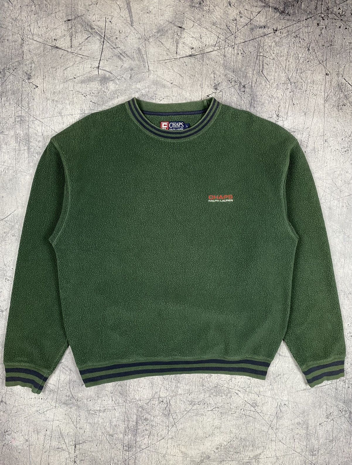 Chaps Ralph Lauren Vintage Chaps Ralph Lauren Hype Fleece Sweatshirt Size US L / EU 52-54 / 3 - 2 Thumbnail