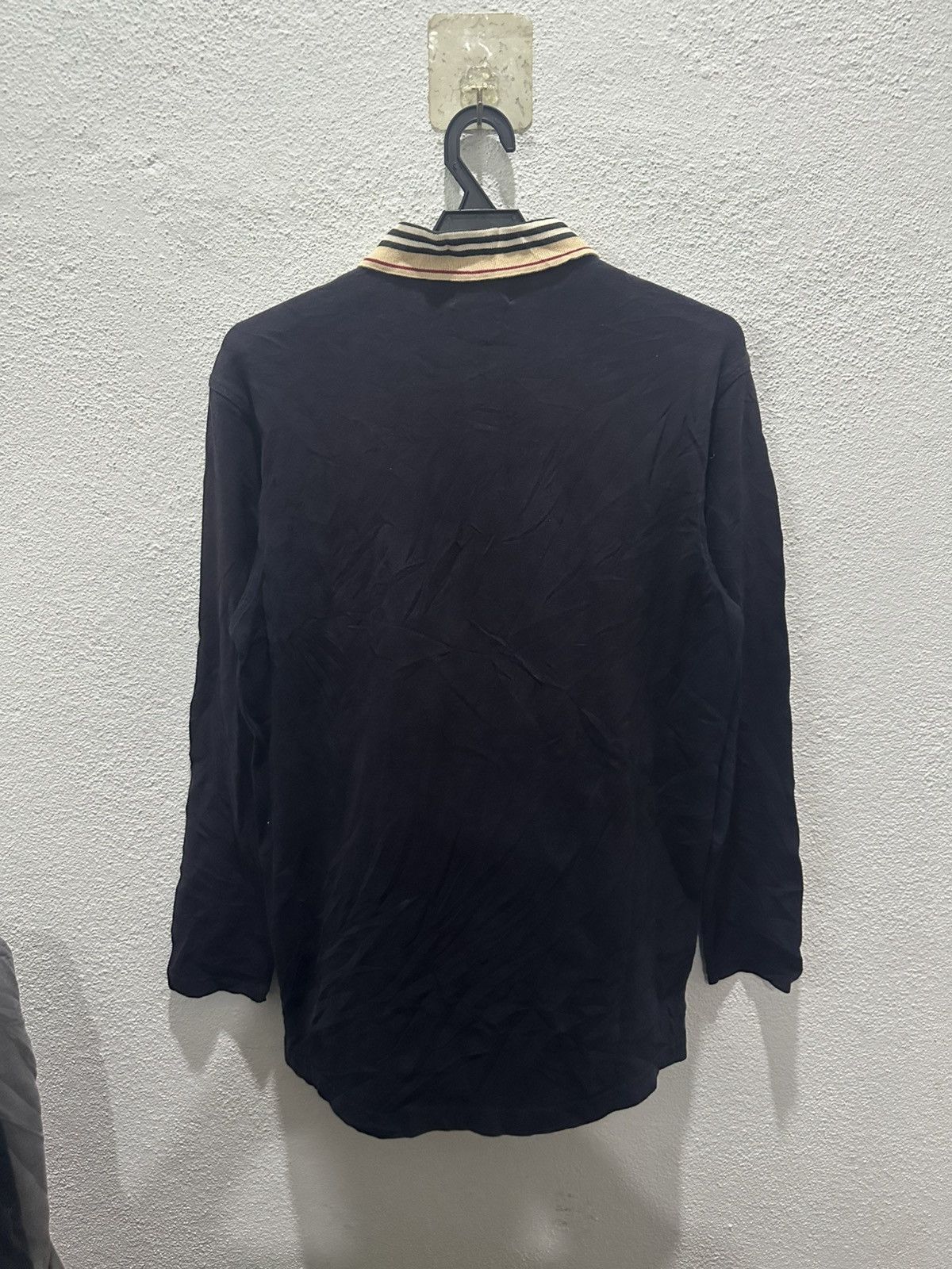 Burberry Vintage Burberry London Long Sleeve Polo Tee Size US S / EU 44-46 / 1 - 2 Thumbnail