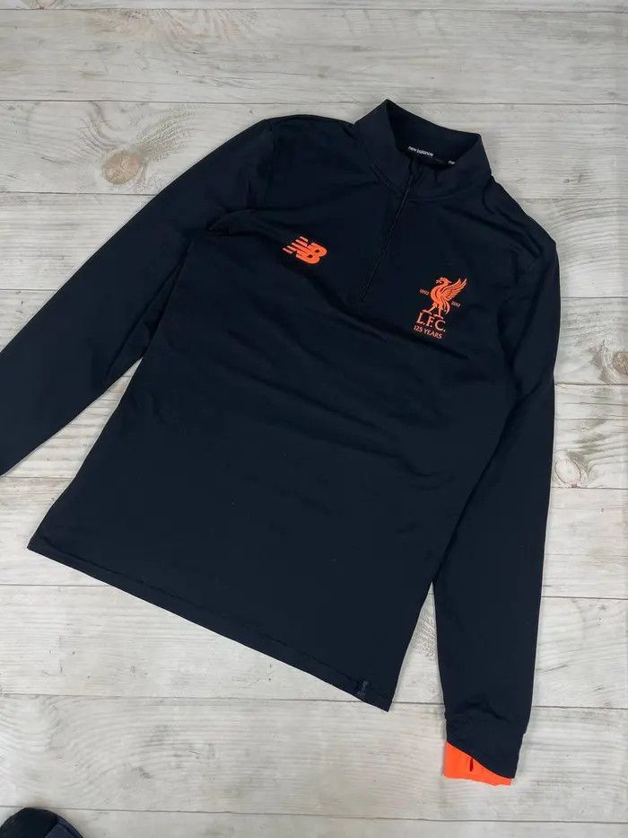 New Balance Liverpool Training Shirt 2017 2018 Drill Top Jersey 1/4 Zip Size US L / EU 52-54 / 3 - 2 Thumbnail