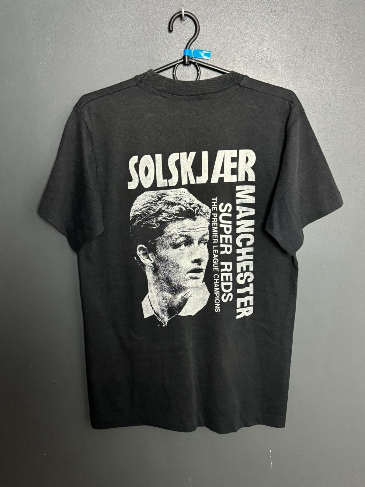Vintage Vintage Manchester United Solskjaer Football T-Shirt Size US S / EU 44-46 / 1 - 2 Thumbnail