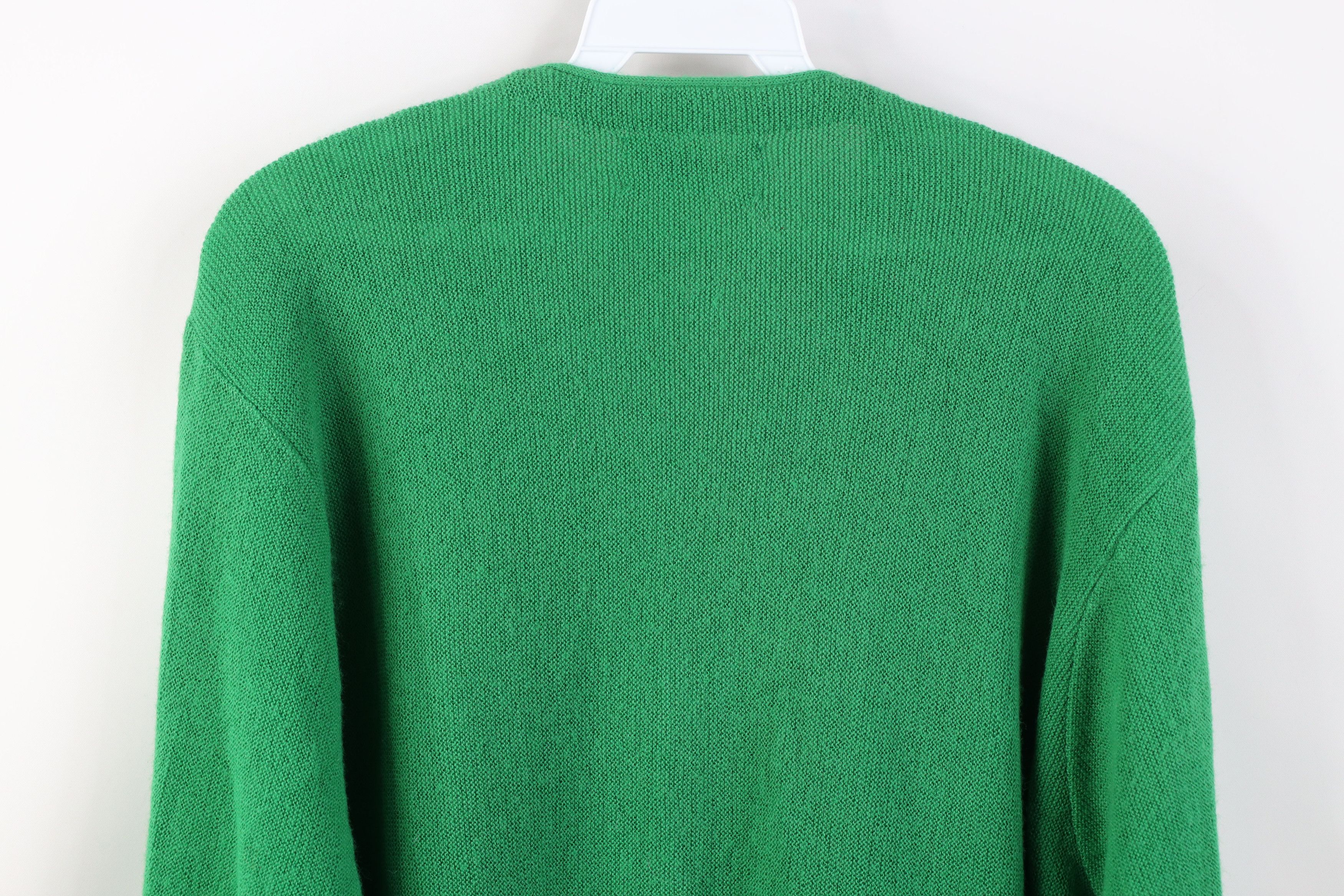 Vintage Vintage 70s Streetwear Cobain Cardigan Sweater Green USA Size US S / EU 44-46 / 1 - 9 Thumbnail