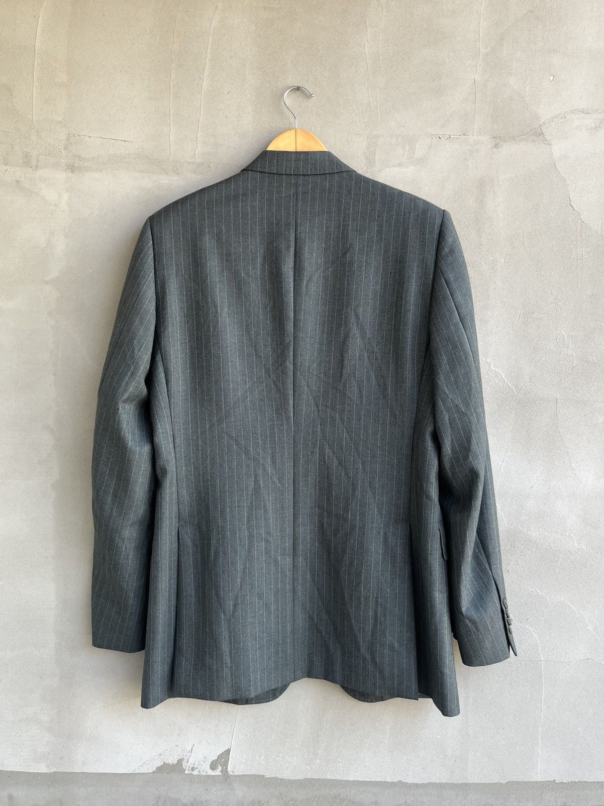 Dolce & Gabbana NWT Dolce & Gabbana Pinstripe Suit Blazer Wool Size 48 Size 48R - 12 Thumbnail