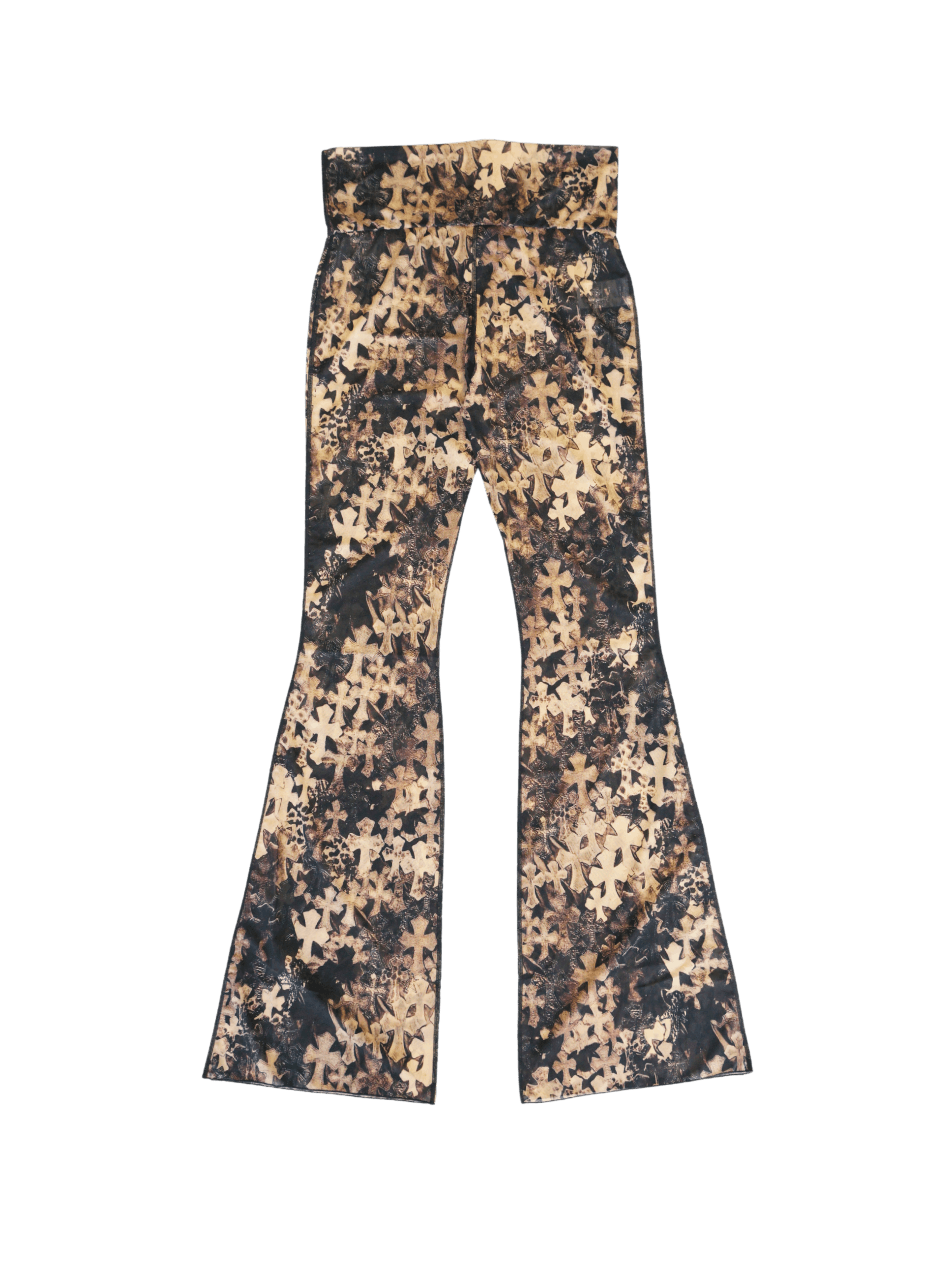 Chrome Hearts Chrome Hearts Waterfall Cross Print Sheer Mesh Pants Size 28" / US 6 / IT 42 - 1 Thumbnail