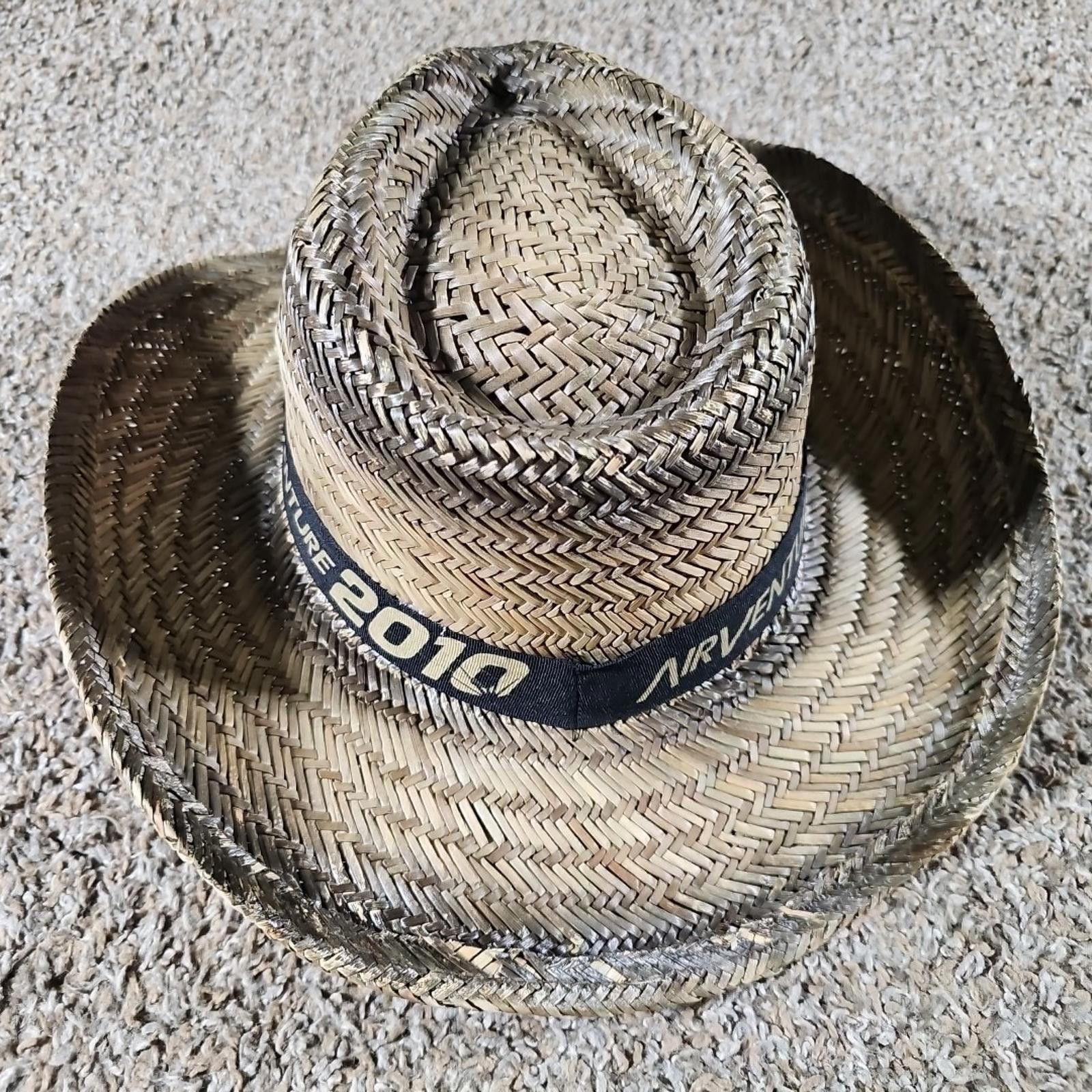 The Unbranded Brand 2010 Ford EAA OSHKOSH AIRVENTURE Straw Hat OSFA Size ONE SIZE - 3 Thumbnail