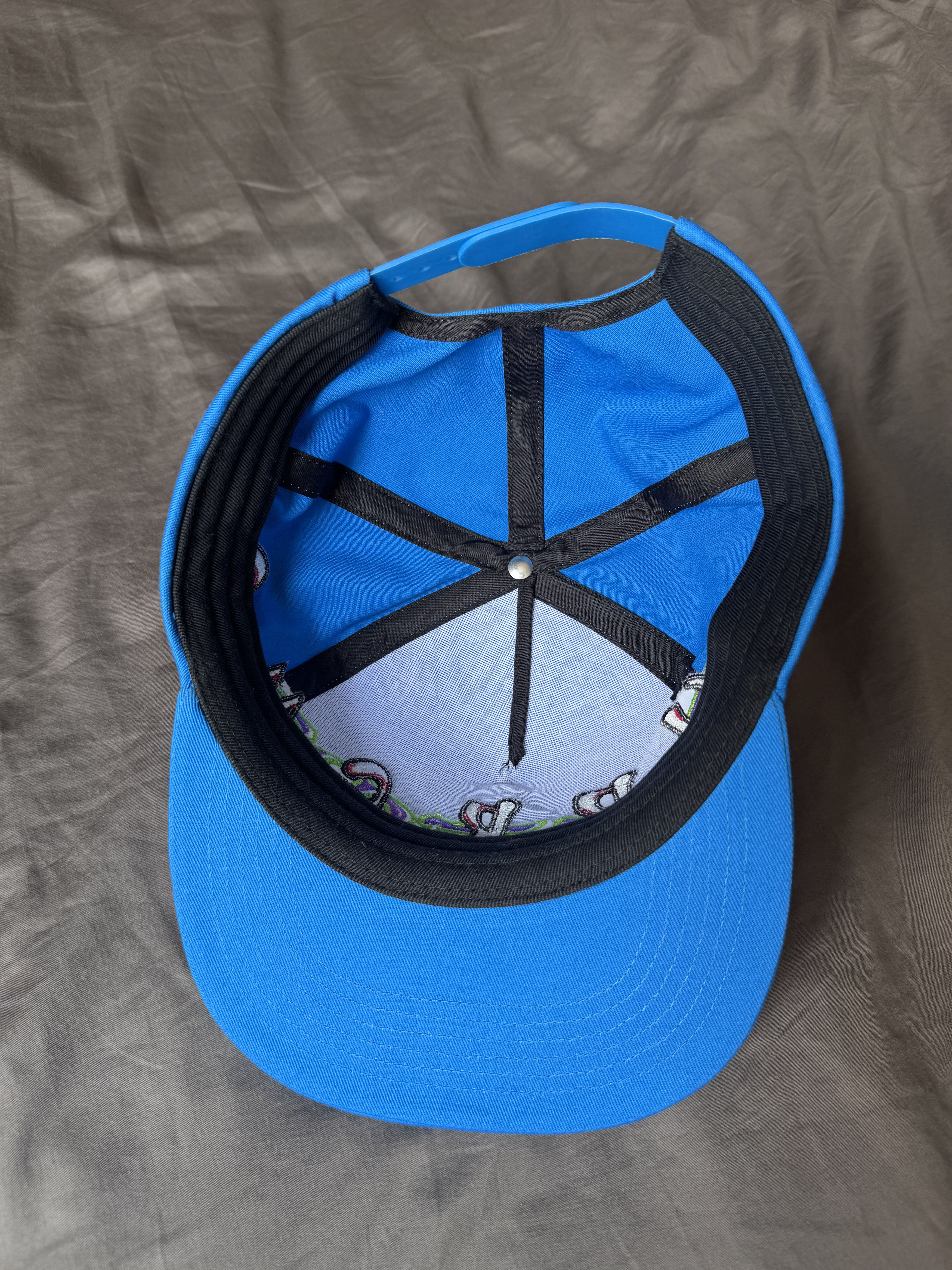 Supreme Supreme FW23 AOI Spellout 5-Panel Hat ' Blue Size ONE SIZE - 6 Thumbnail