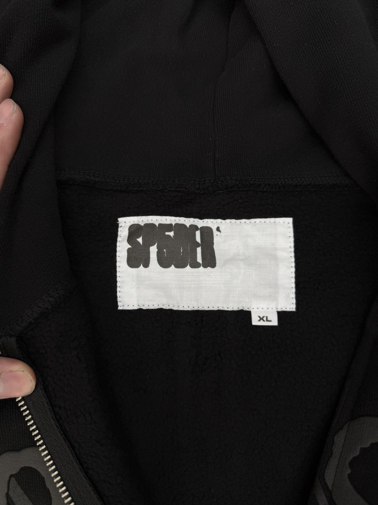 Sp5der Sp5der Worldwide Phantom Black Zip Hoodie Size XL (NEW) Size US XL / EU 56 / 4 - 6 Thumbnail