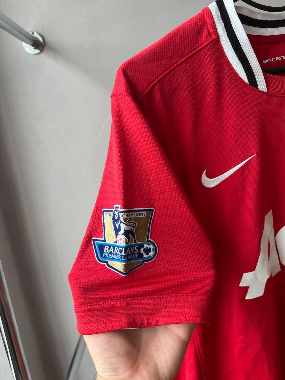 Nike 2010/11 MANCHESTER UNITED #10 ROONEY NIKE HOME SOCCER JERSEY Size US M / EU 48-50 / 2 - 7 Thumbnail
